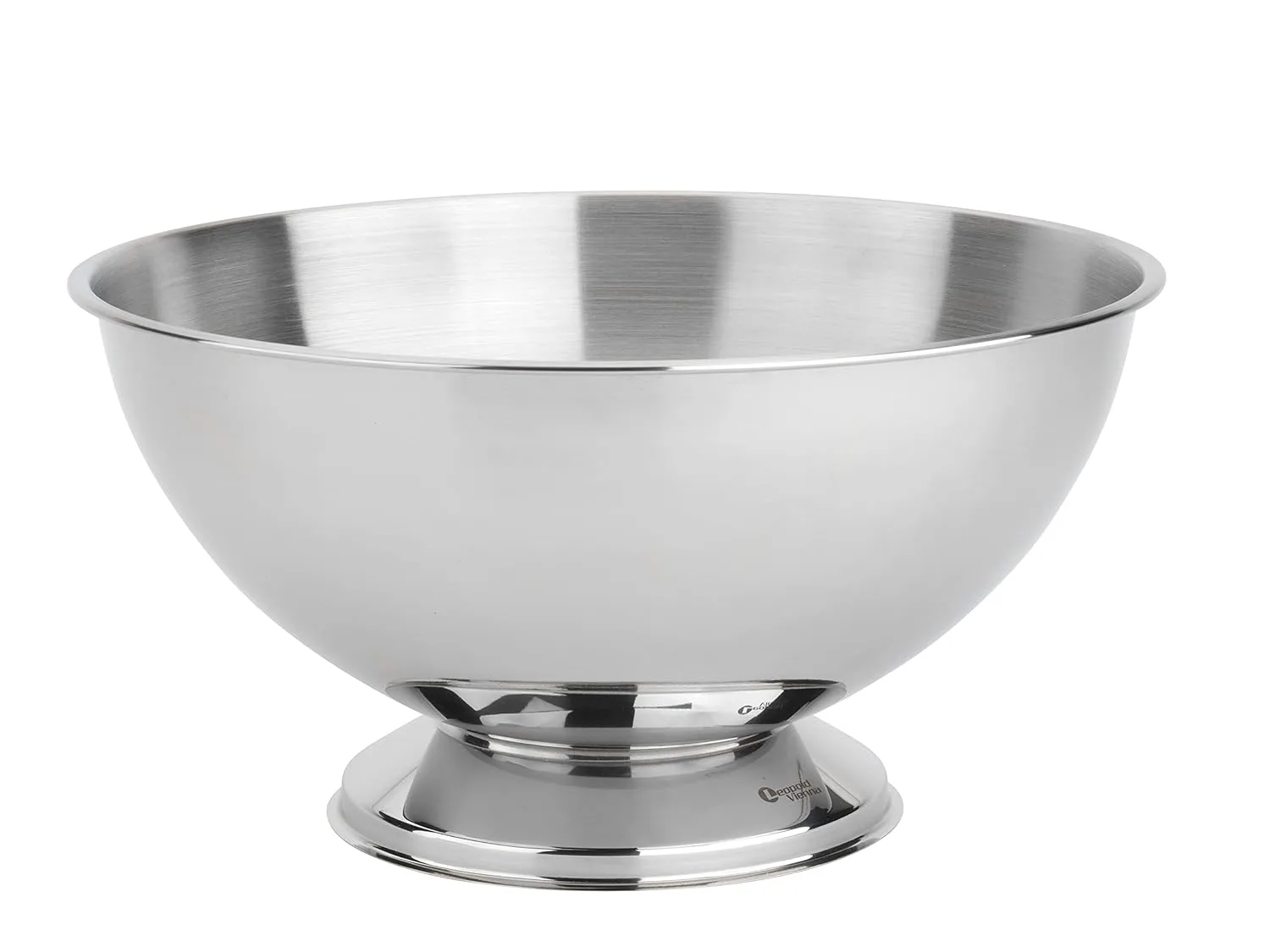 champagne bowl silver metal 2