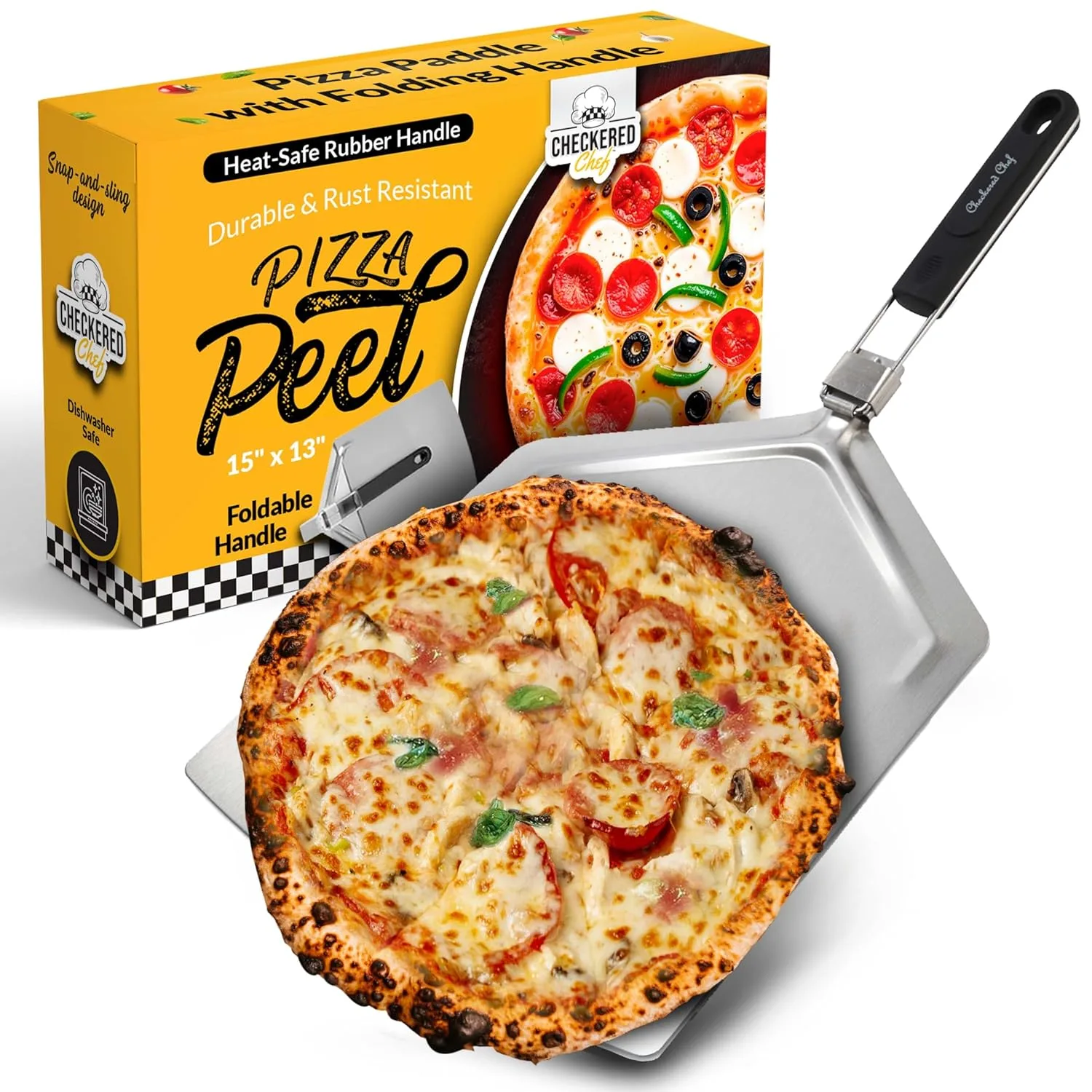 checkered chef pizza peel 1