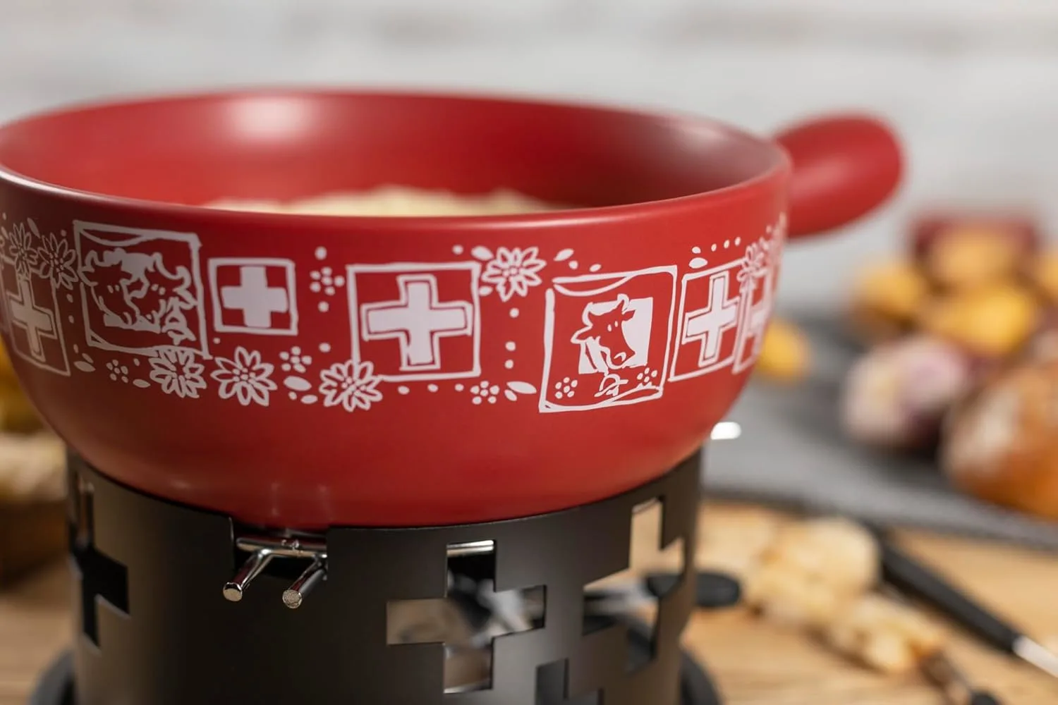 cheese fondue set swiss 2