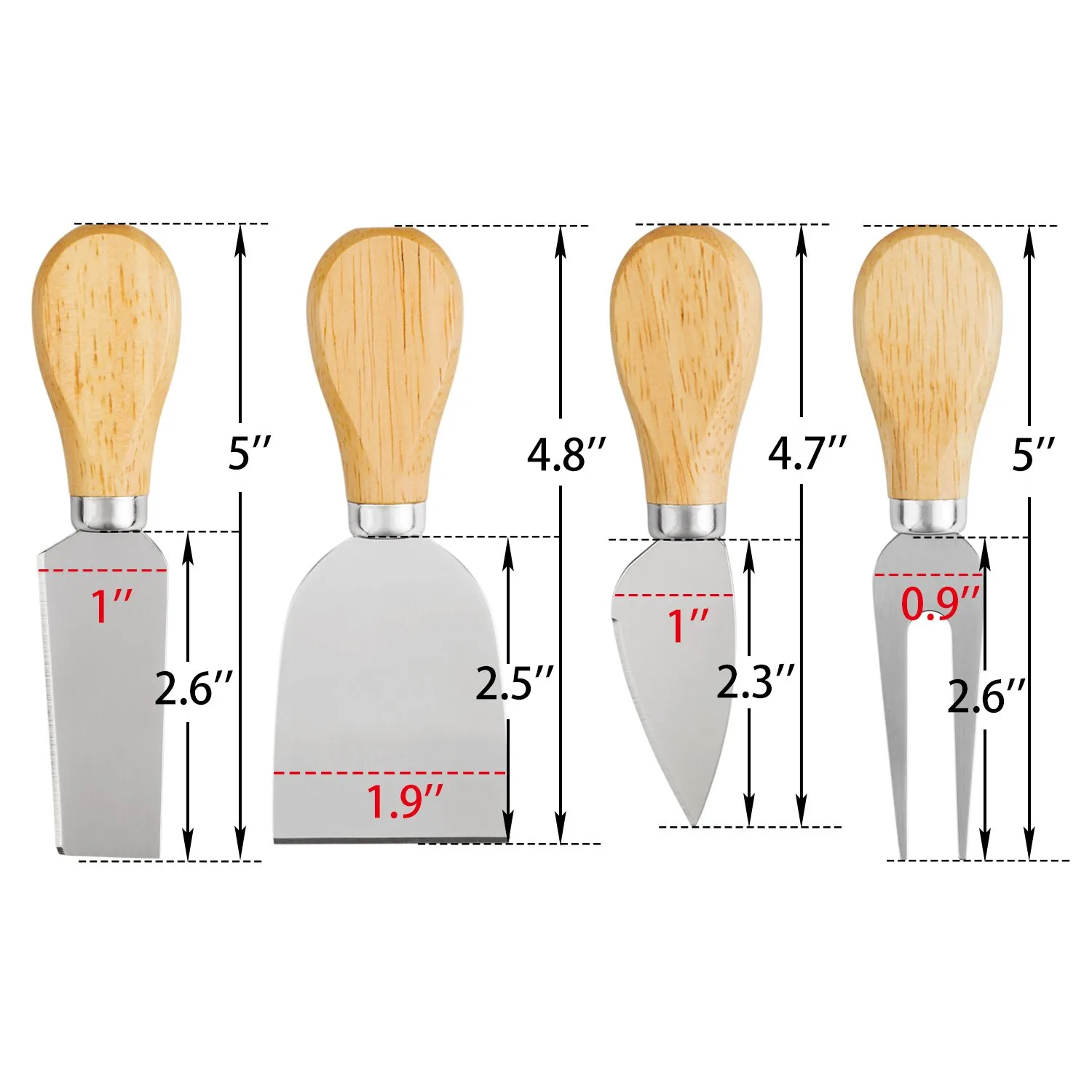 cheese knives set 2