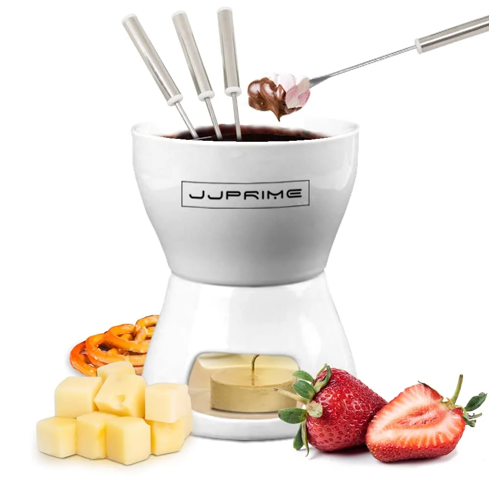 chocolate cheese fondue pot 1