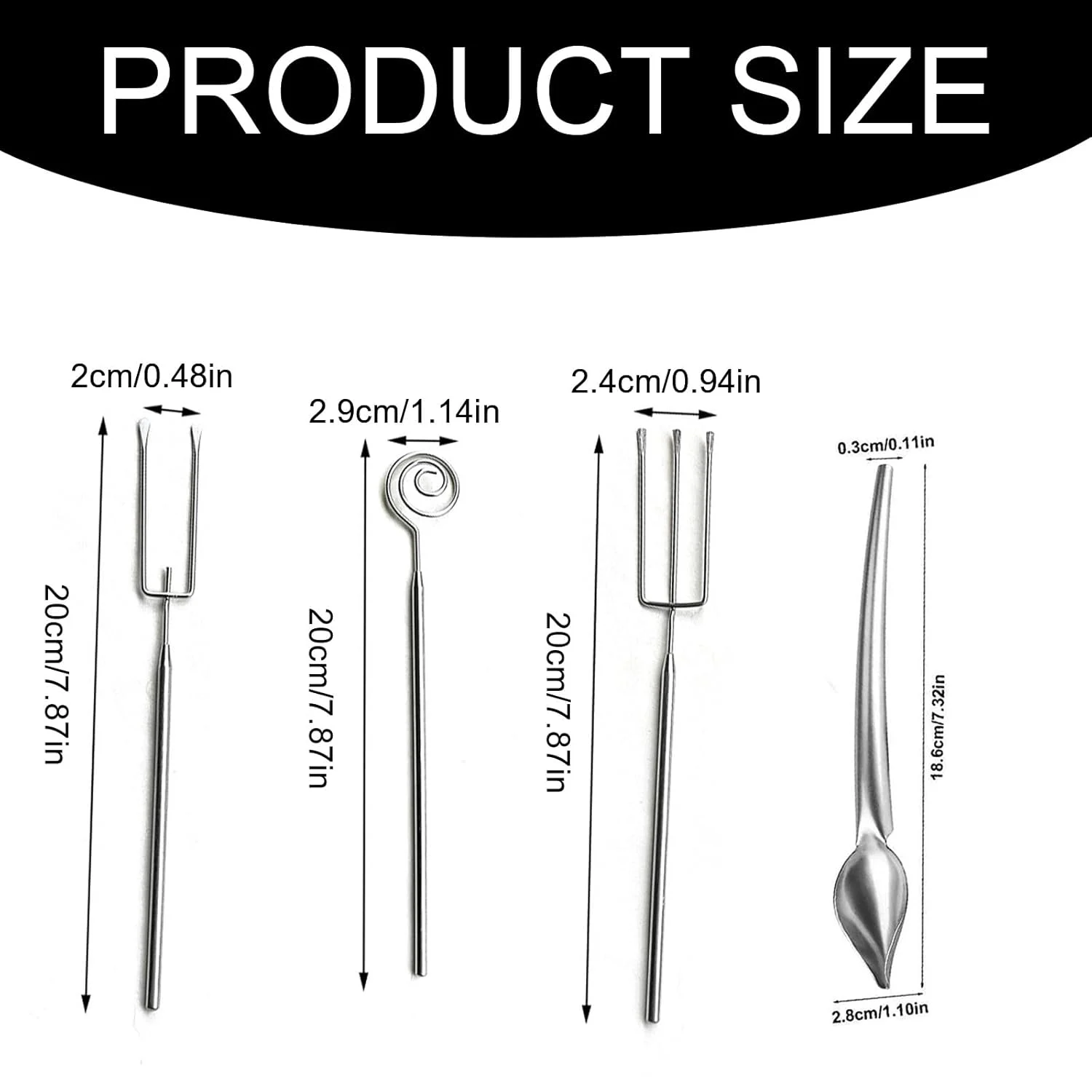 chocolate dipping forks set 2
