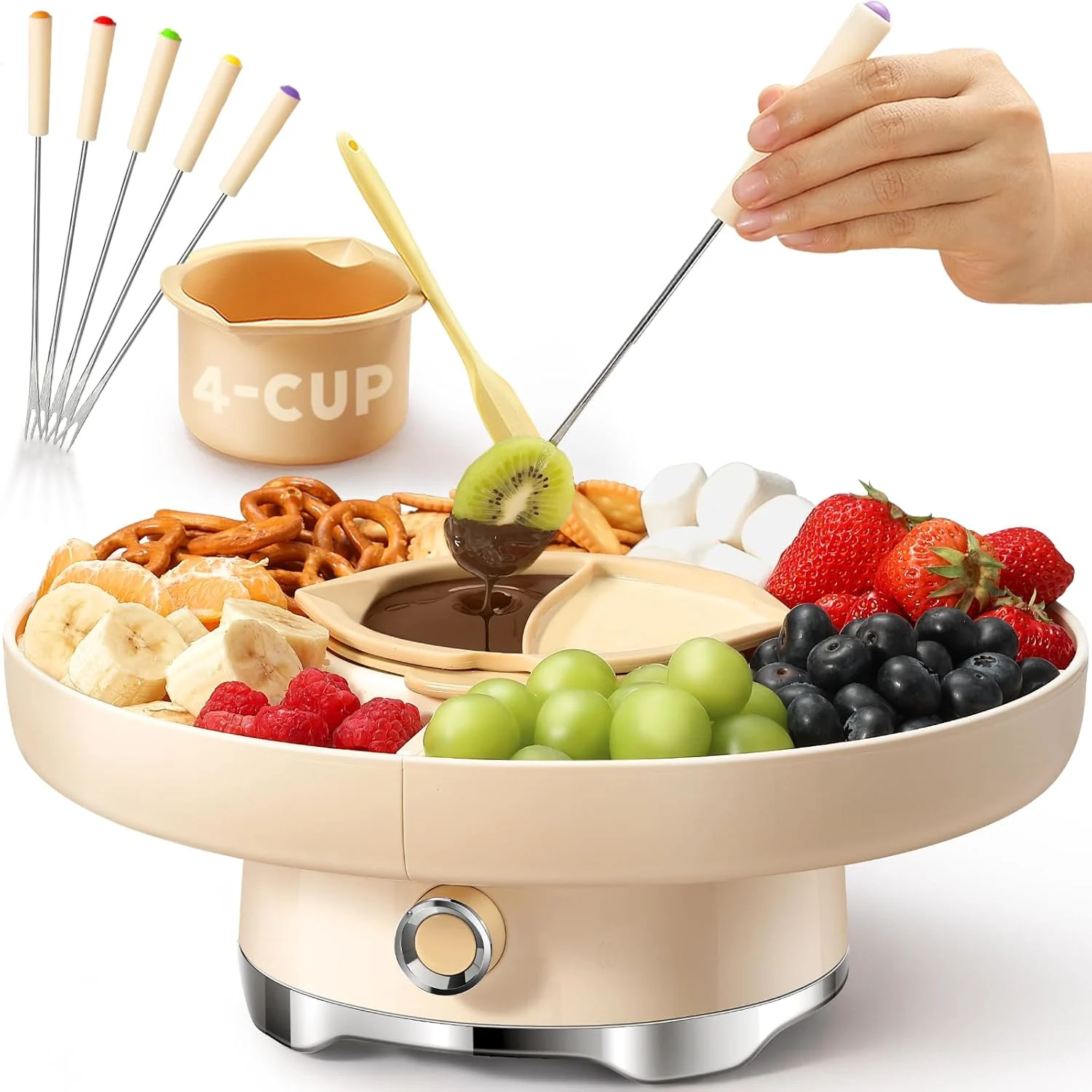 chocolate fondue pot electric 1
