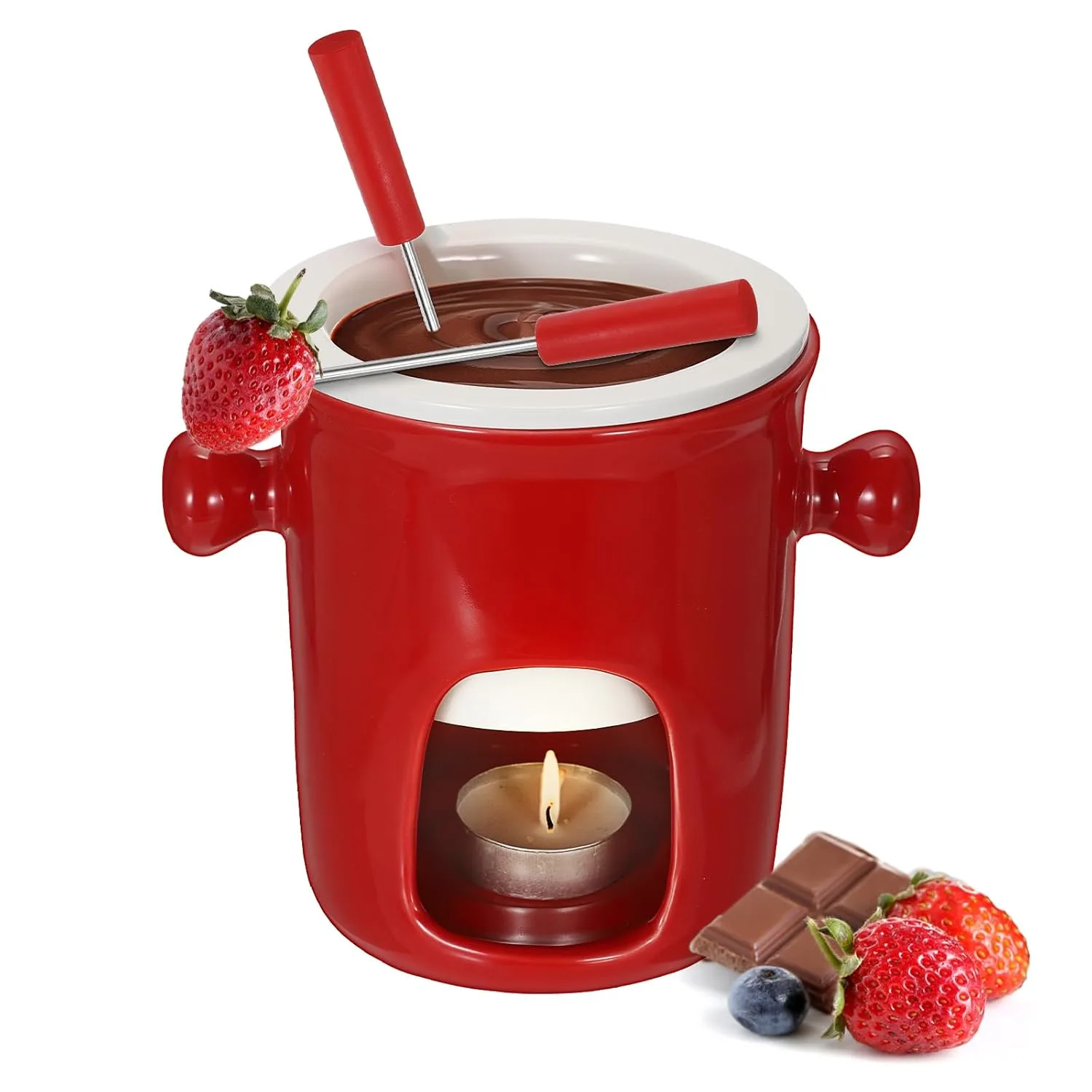 chocolate fondue pot set 1