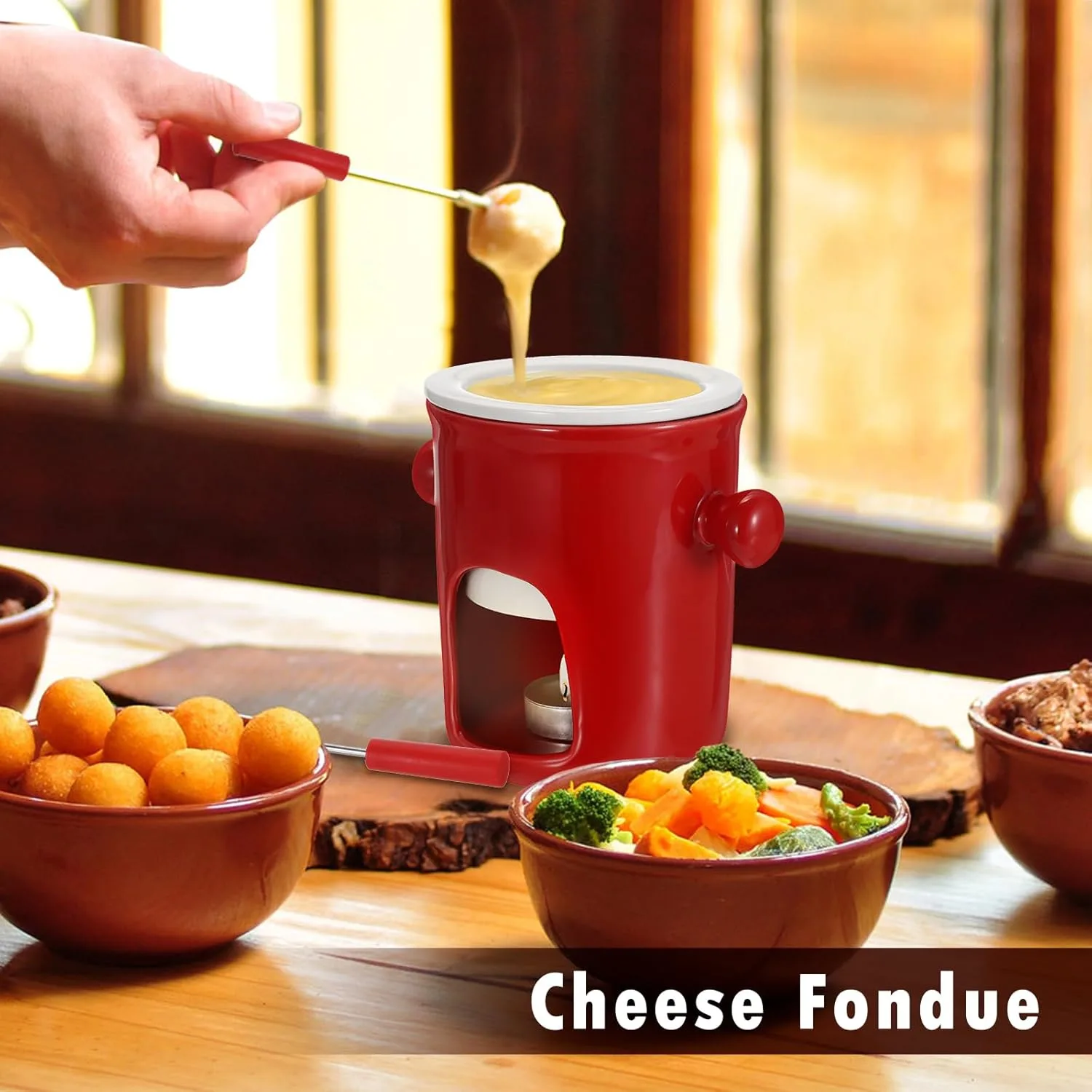 chocolate fondue pot set 2