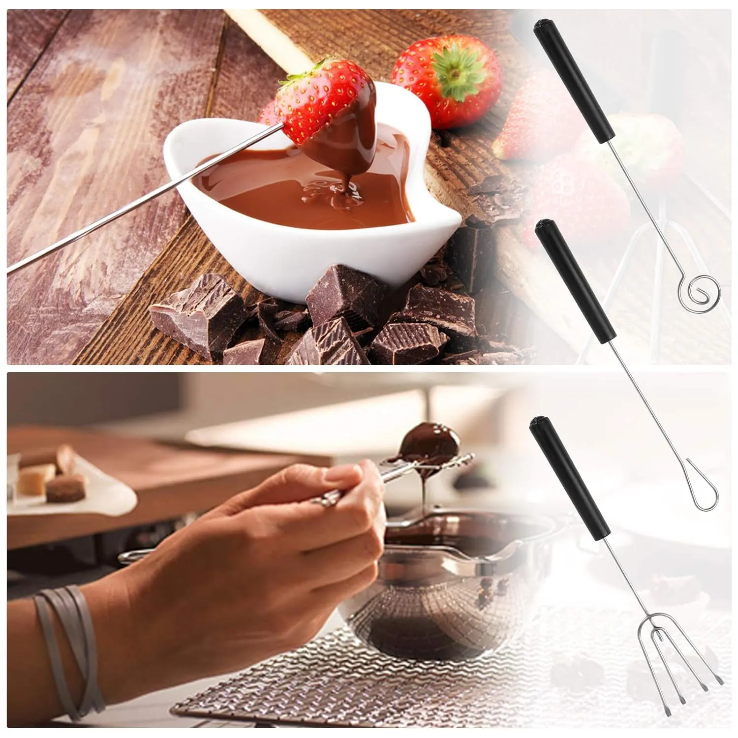 chocolate fork set 2