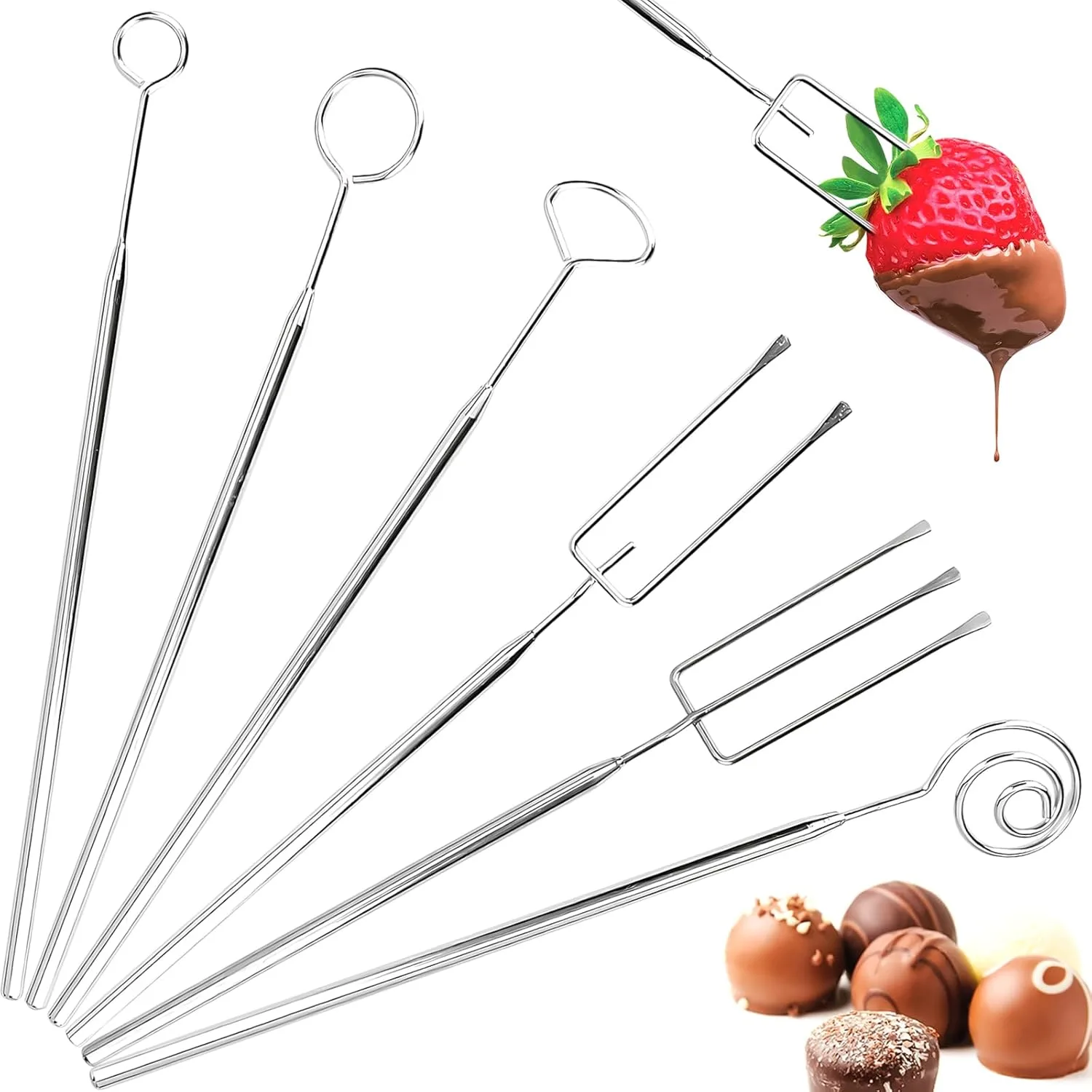 chocolate forks set 1
