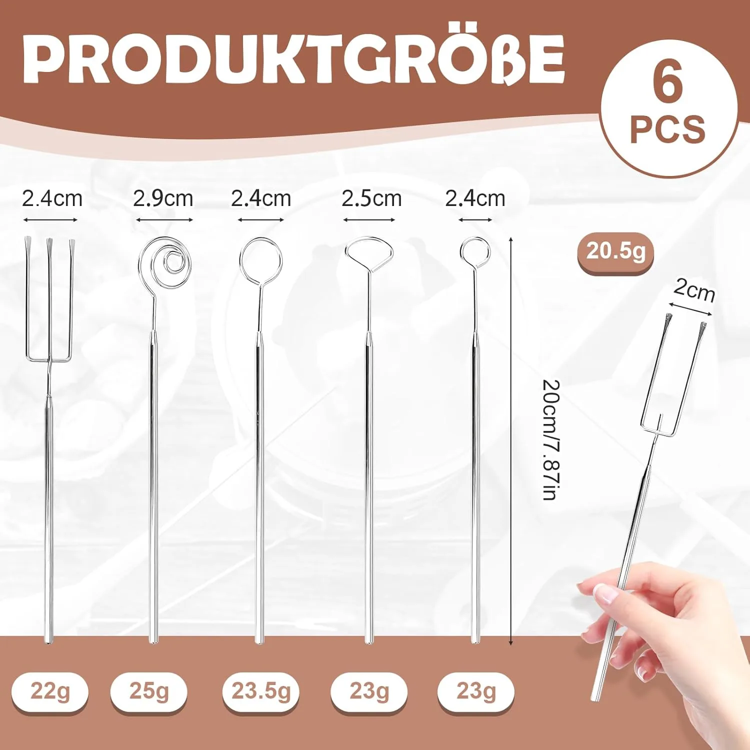 chocolate forks set 2