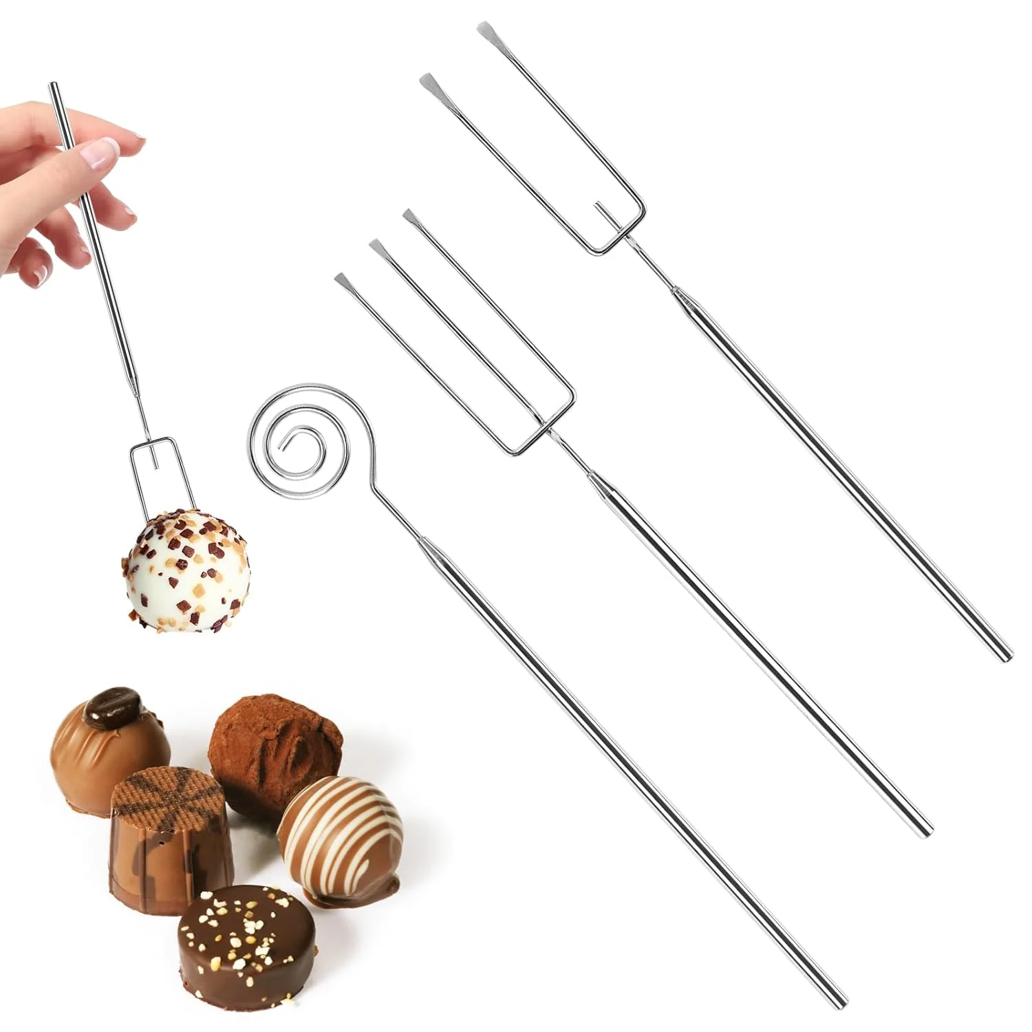 chocolate praline forks 1