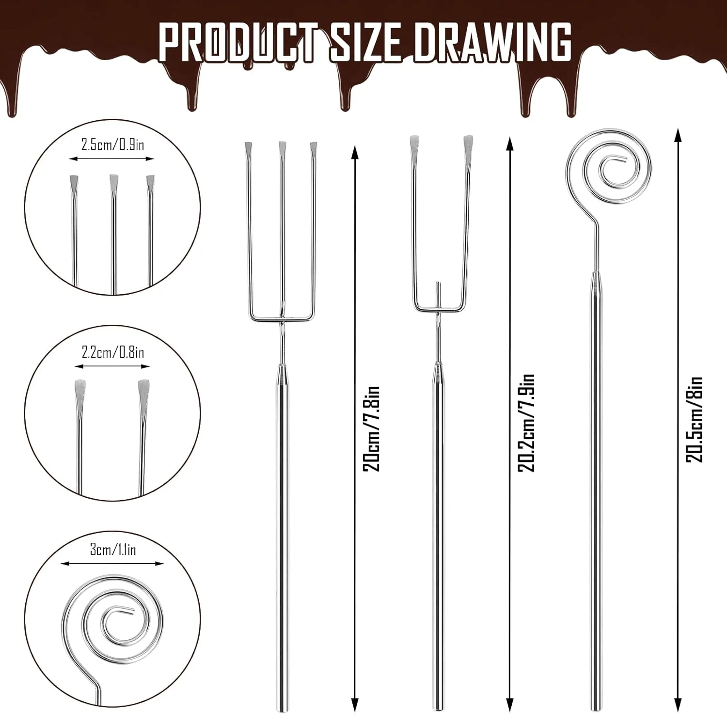 chocolate praline forks 2