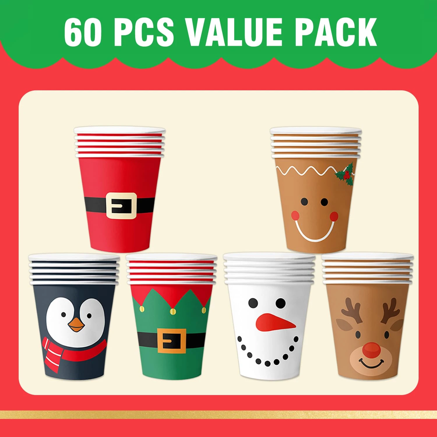 christmas cups paper xmas 2