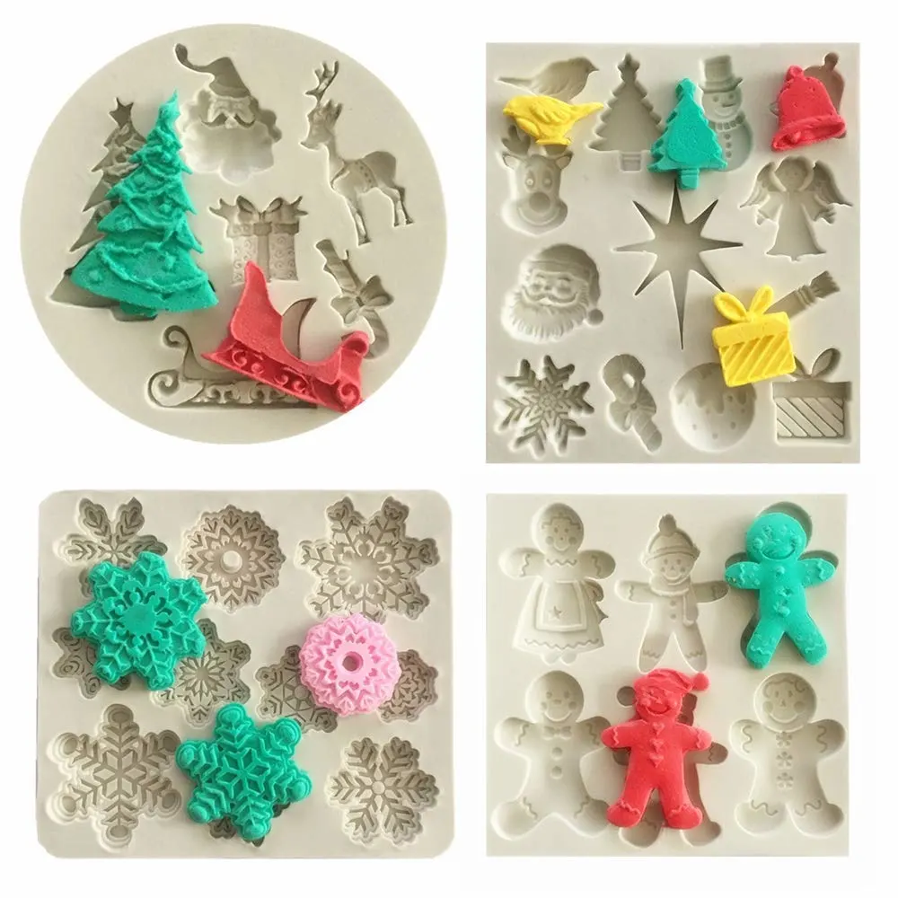 christmas fondant molds 1