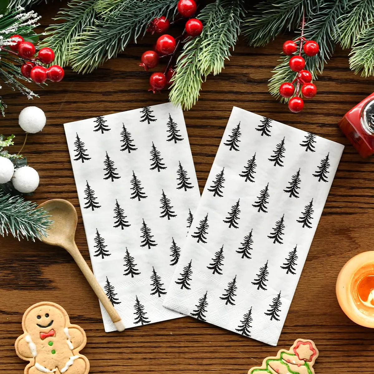 christmas guest napkins 2