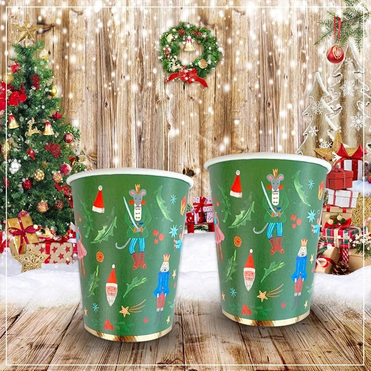 christmas paper cups holiday 2