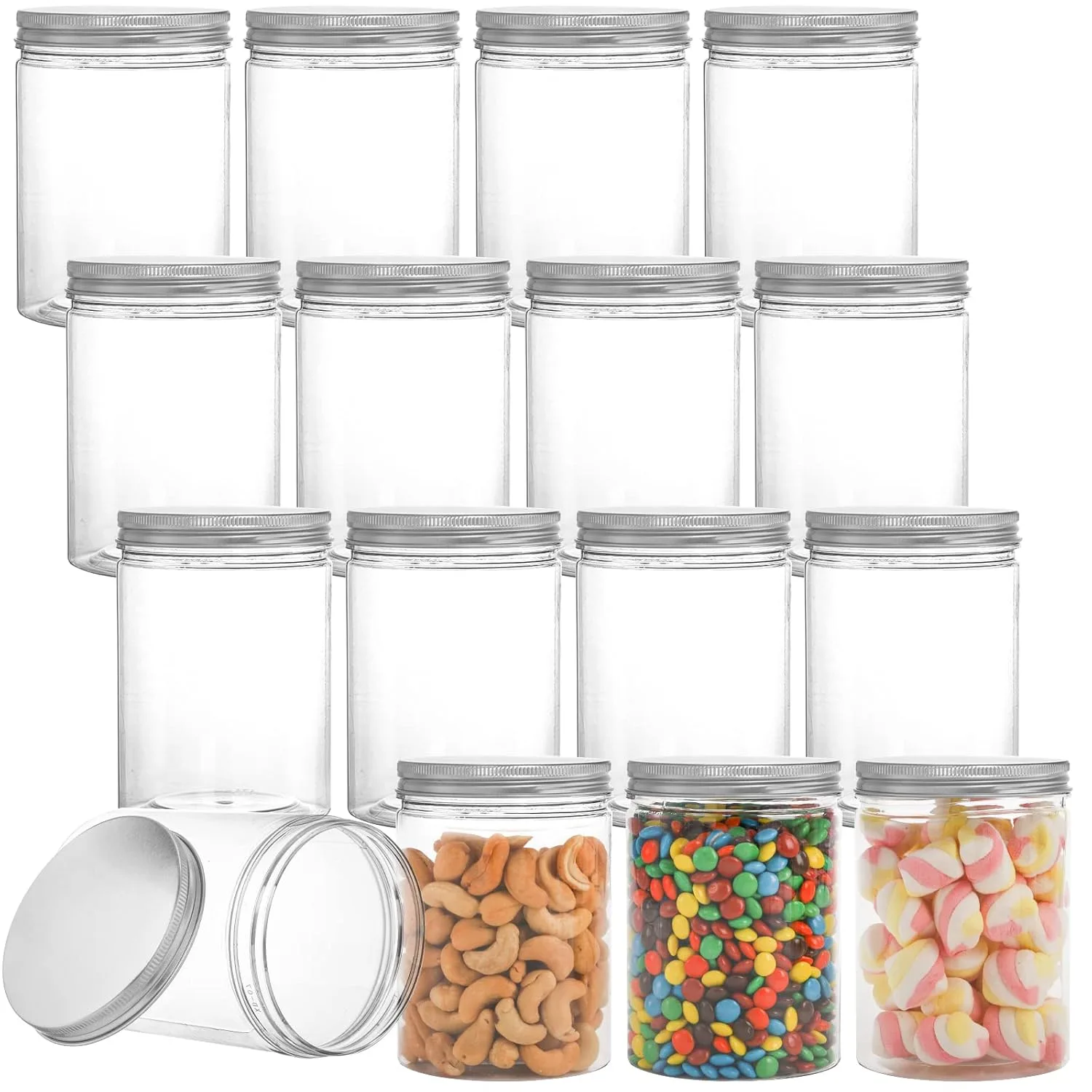 clear plastic jars 1