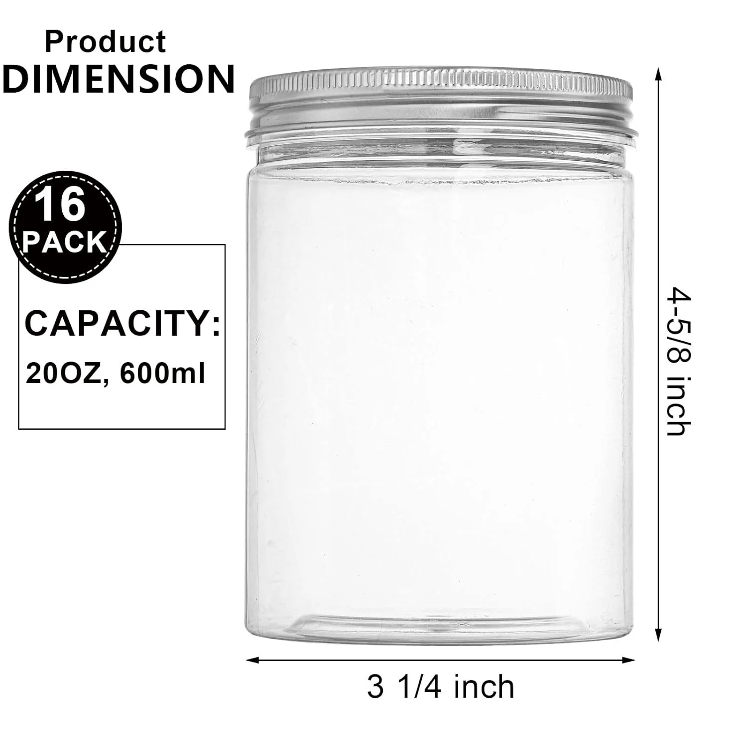 clear plastic jars 2