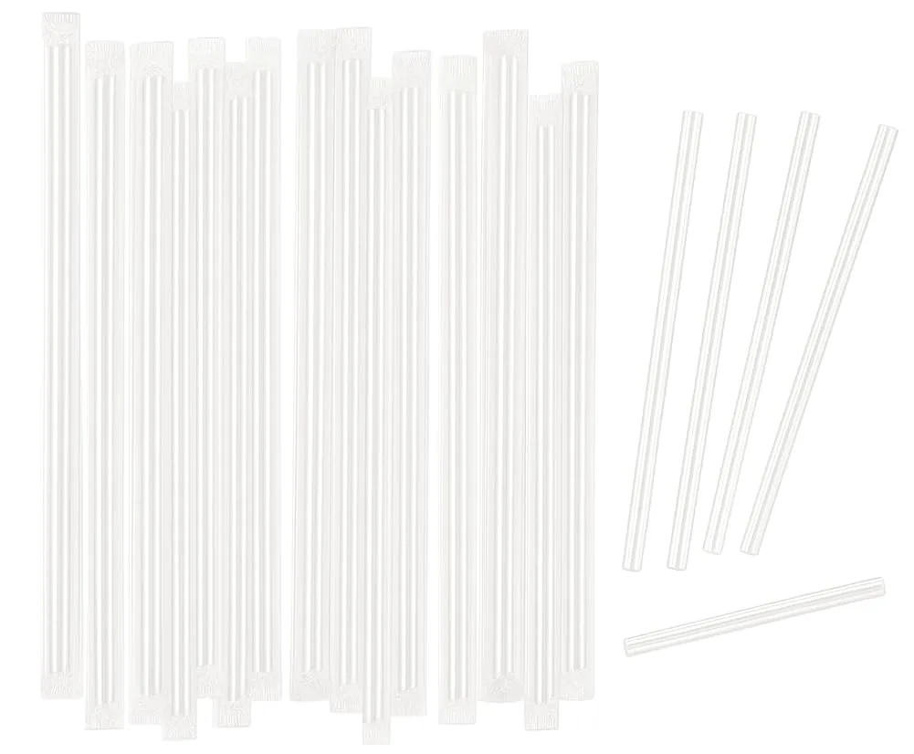 clear straws individually wrapped 1