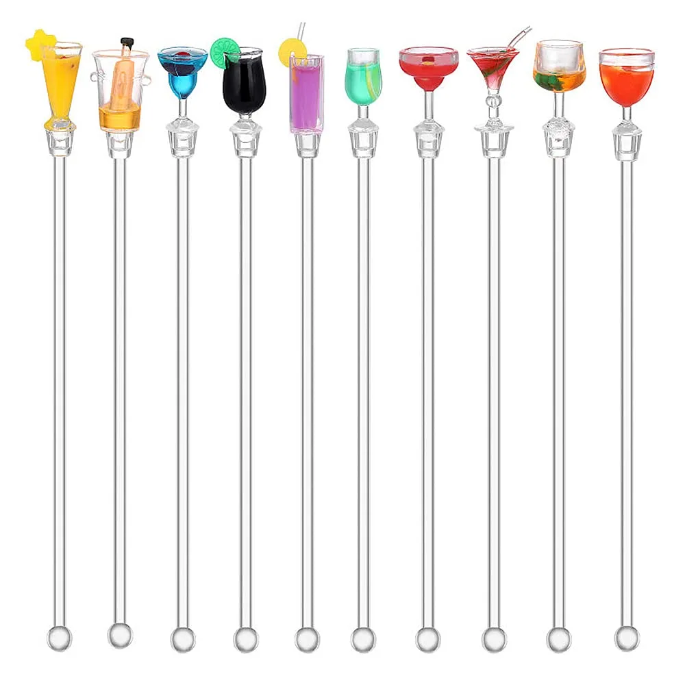 cocktail stirrers tropical drink 1