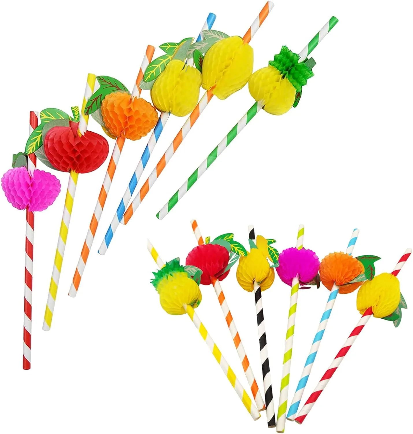 cocktail straws tropical party 1