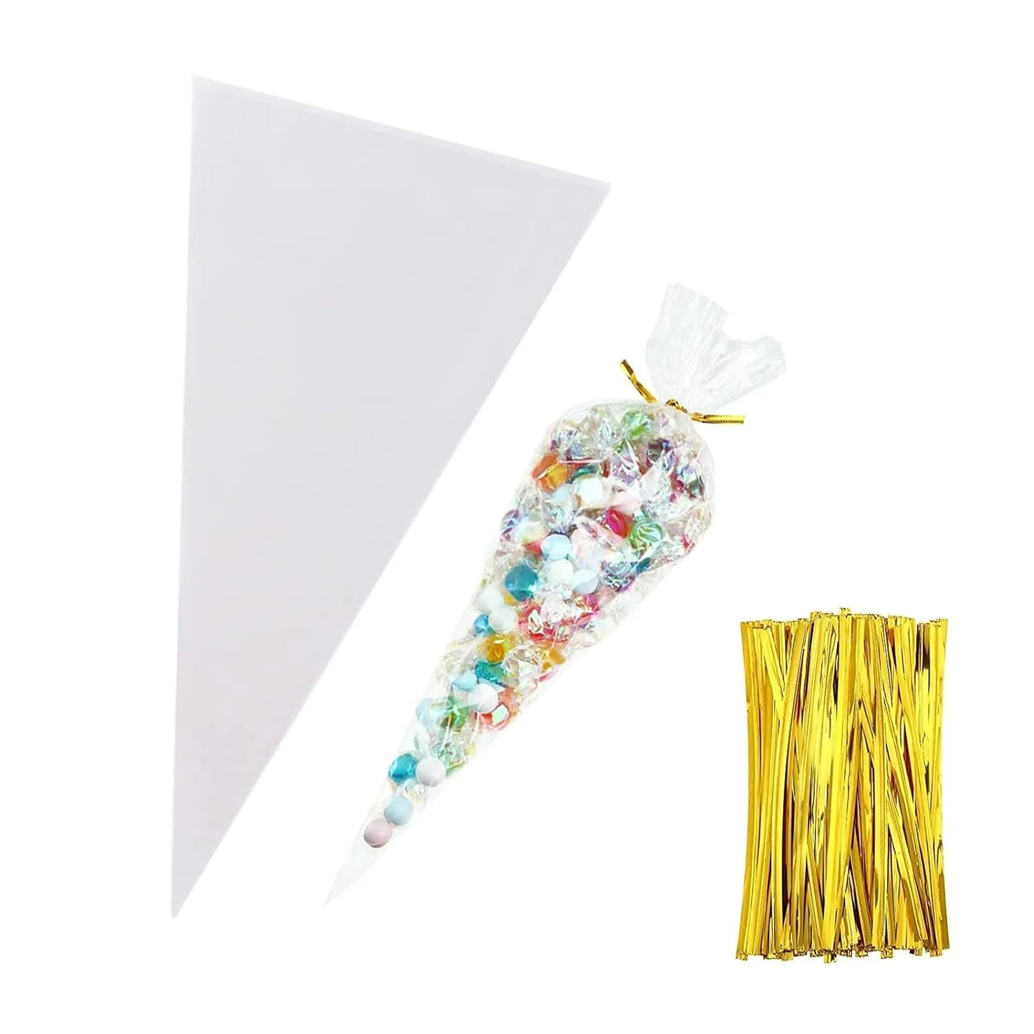 cone cellophane bags 1