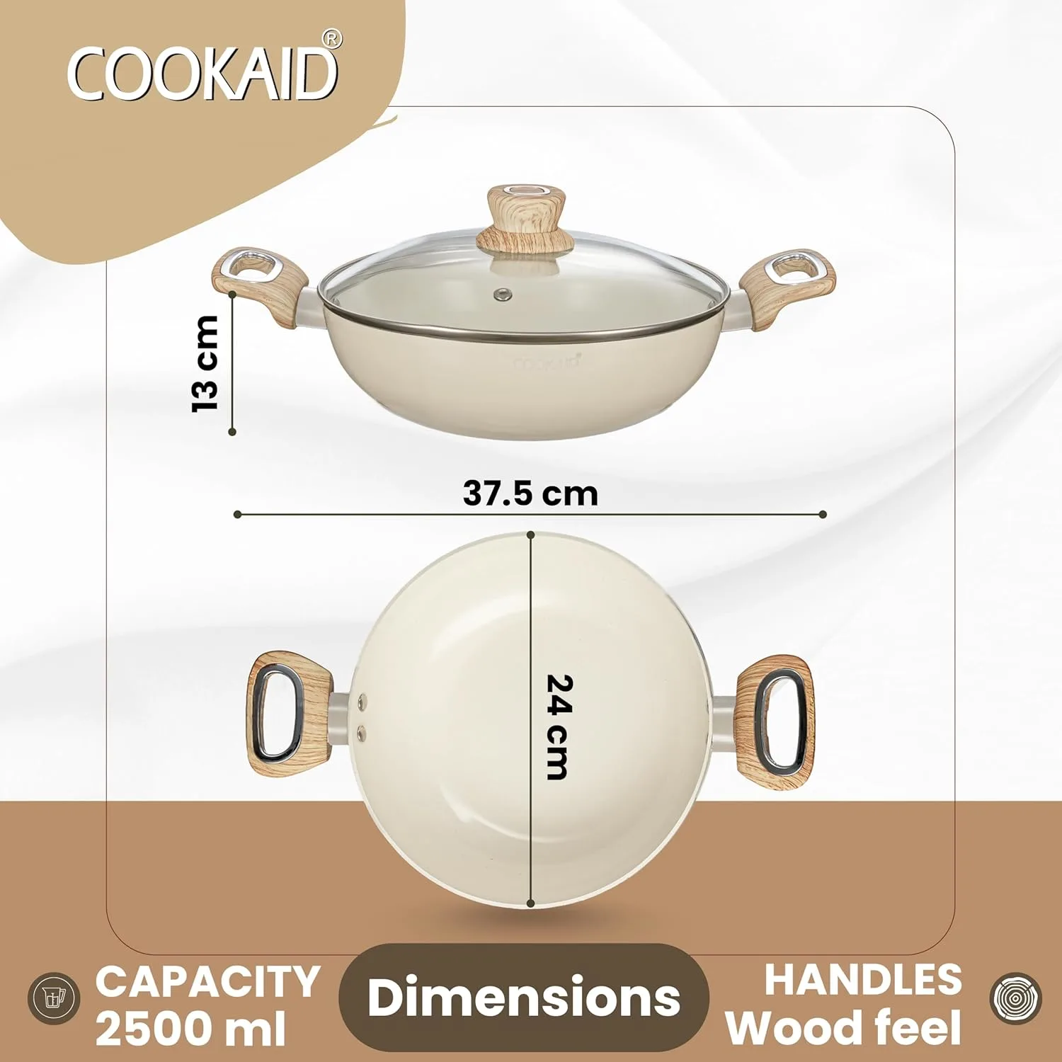 cookaid non stick kadhai 2