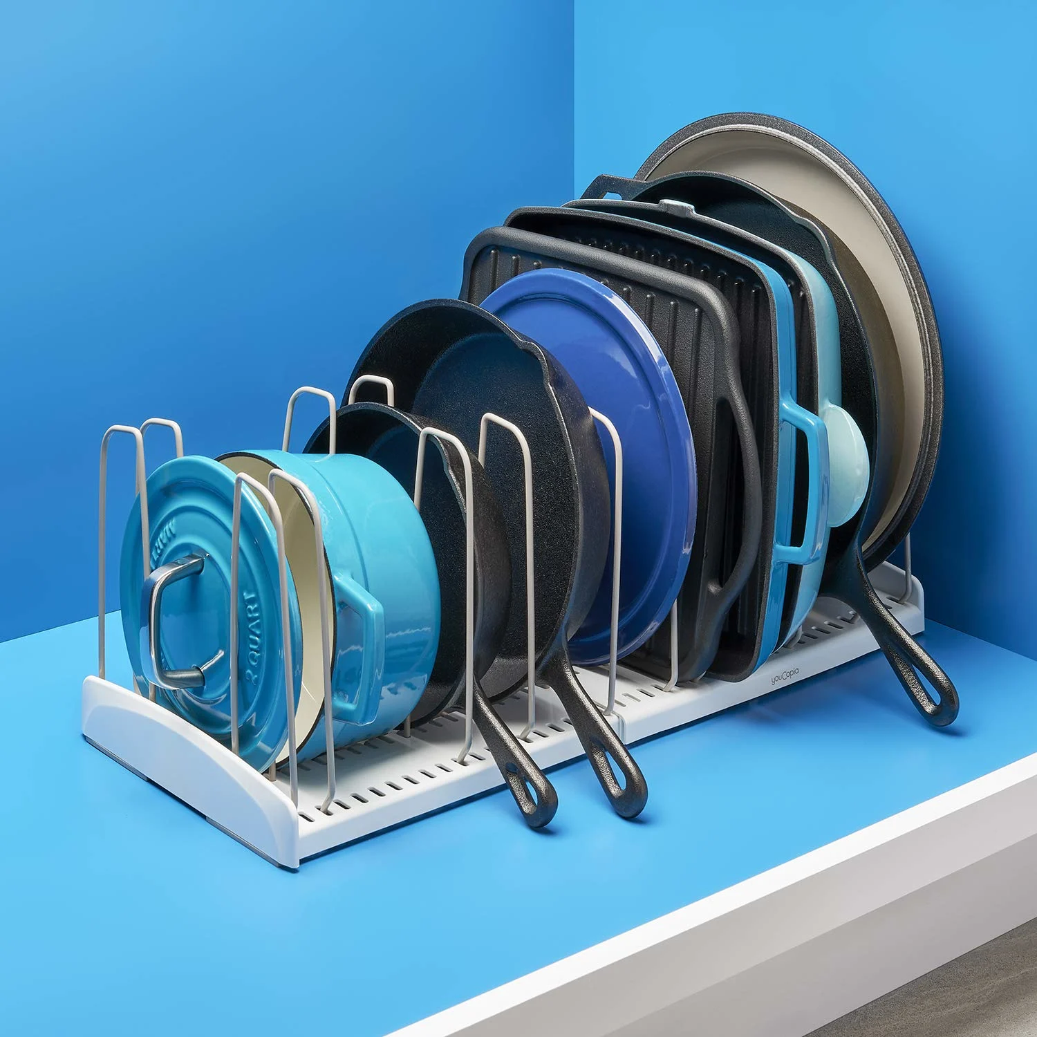 cookware rack expandable 2