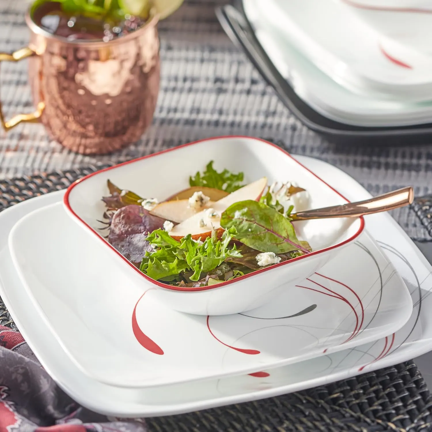 corelle dinnerware set 2