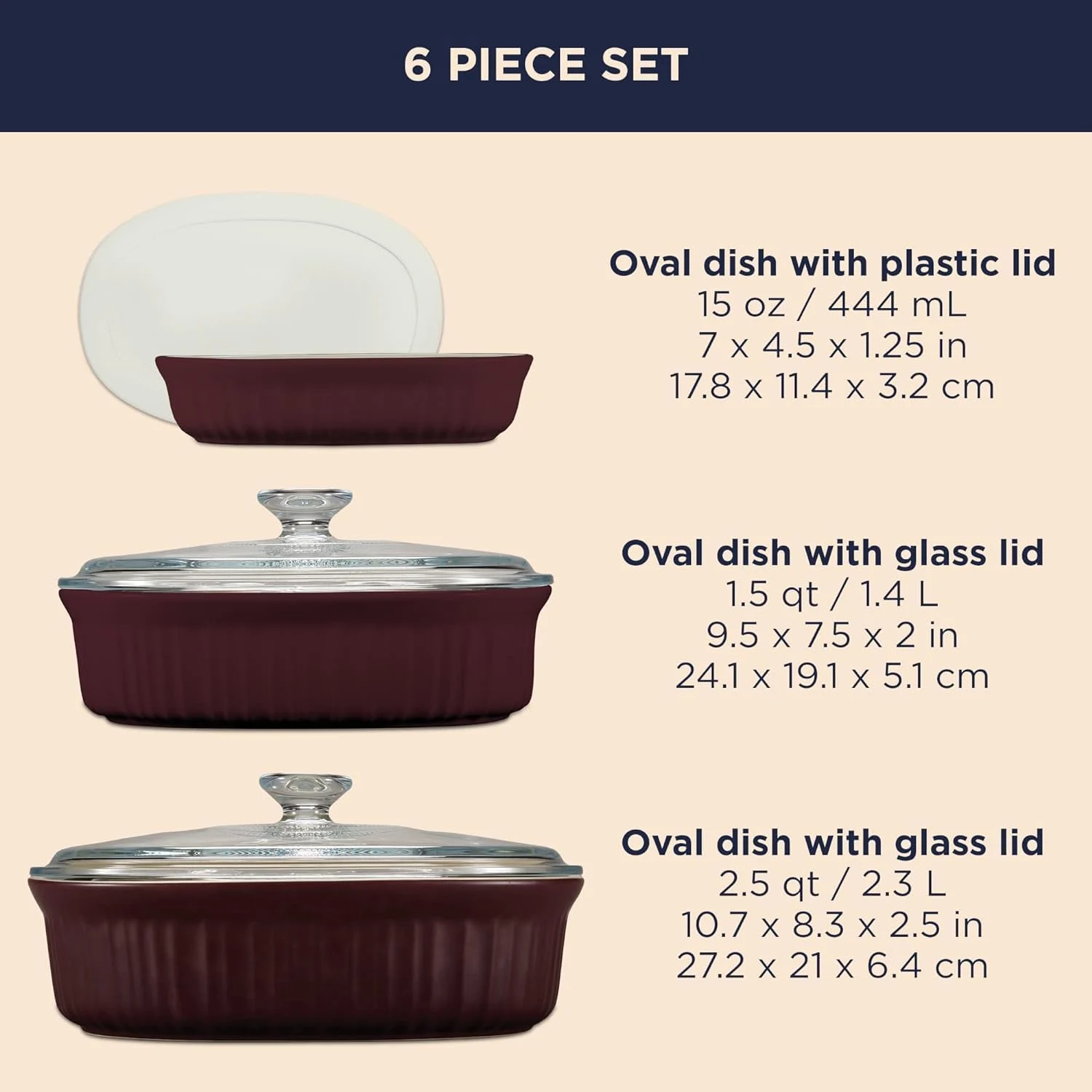 corningware bakeware set 2