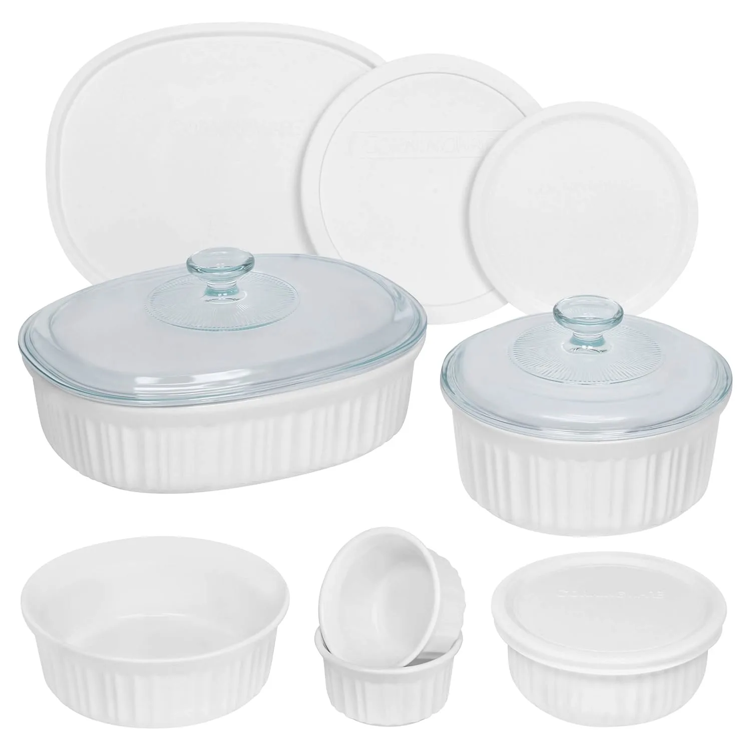 corningware french white bakeware 1