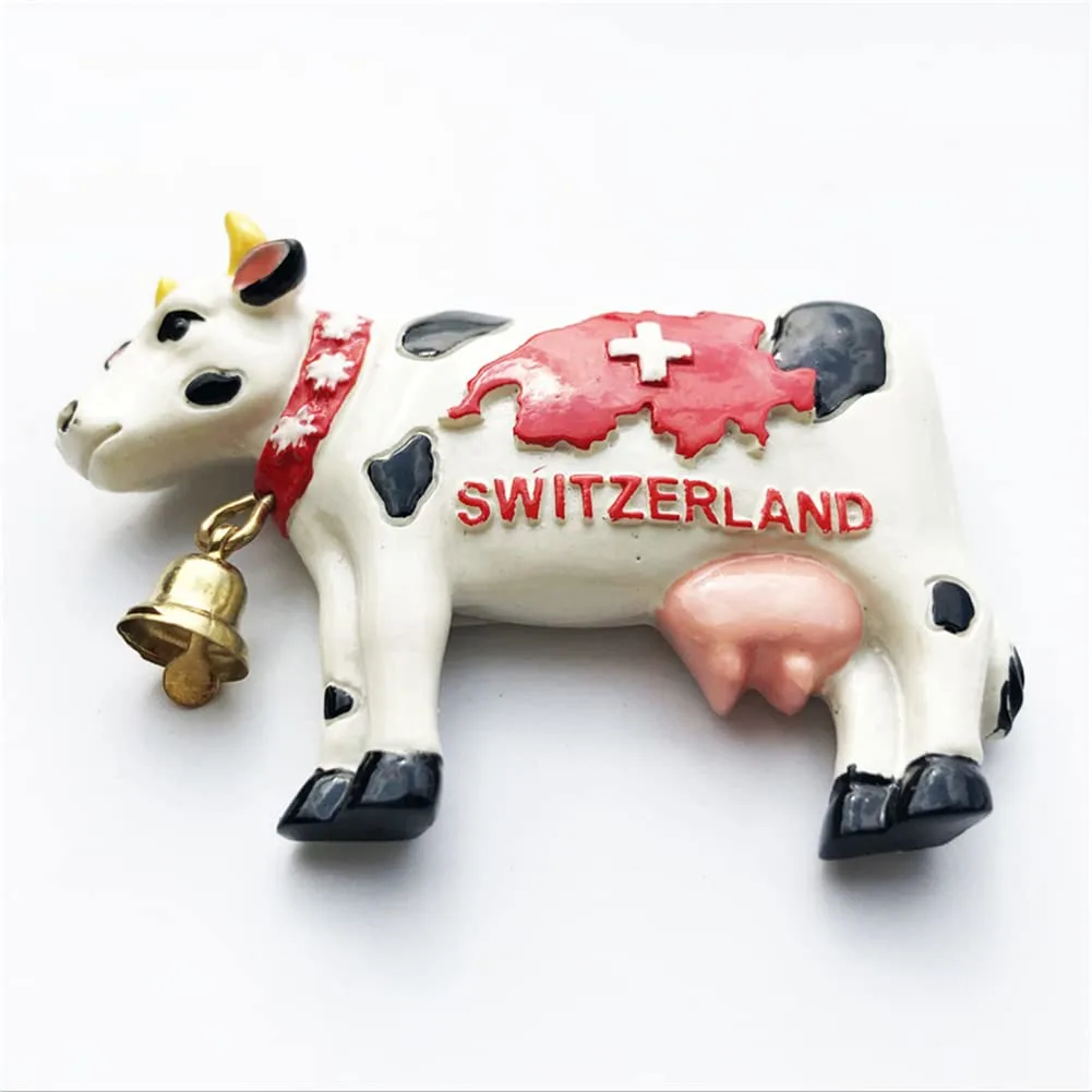 cow switzerland magnet 2