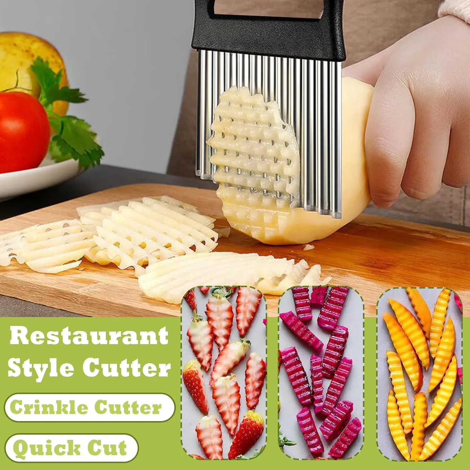 crinkle cutter fries chopper 2