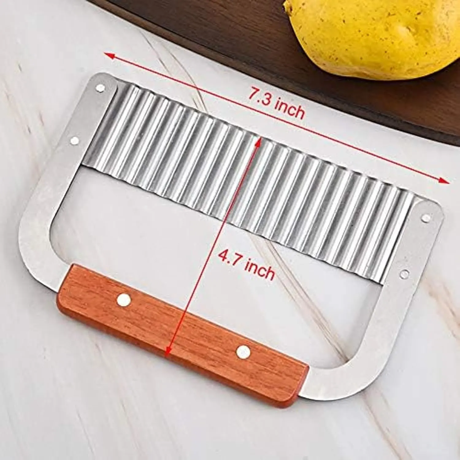 crinkle cutter stainless steel 2