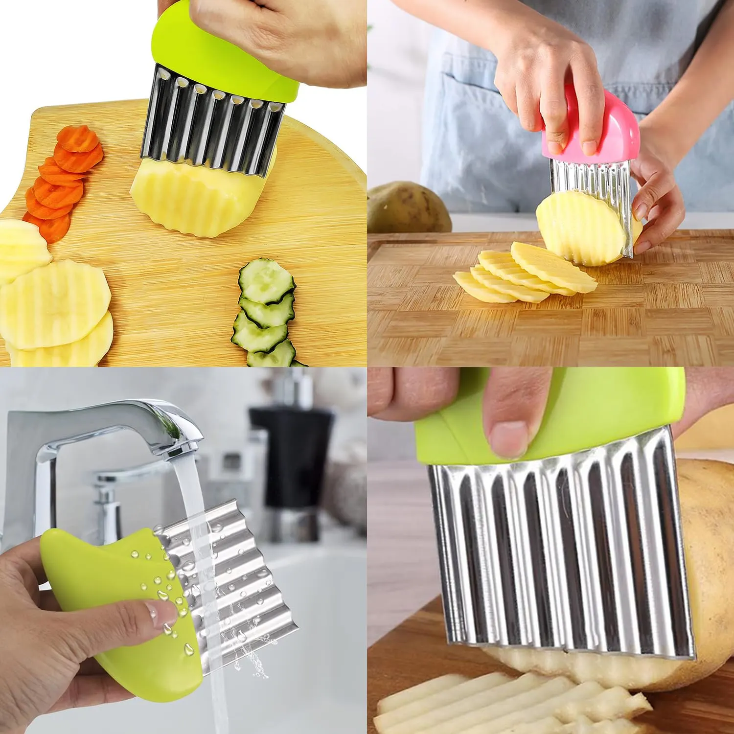 crinkle cutter vegetable slicer 2