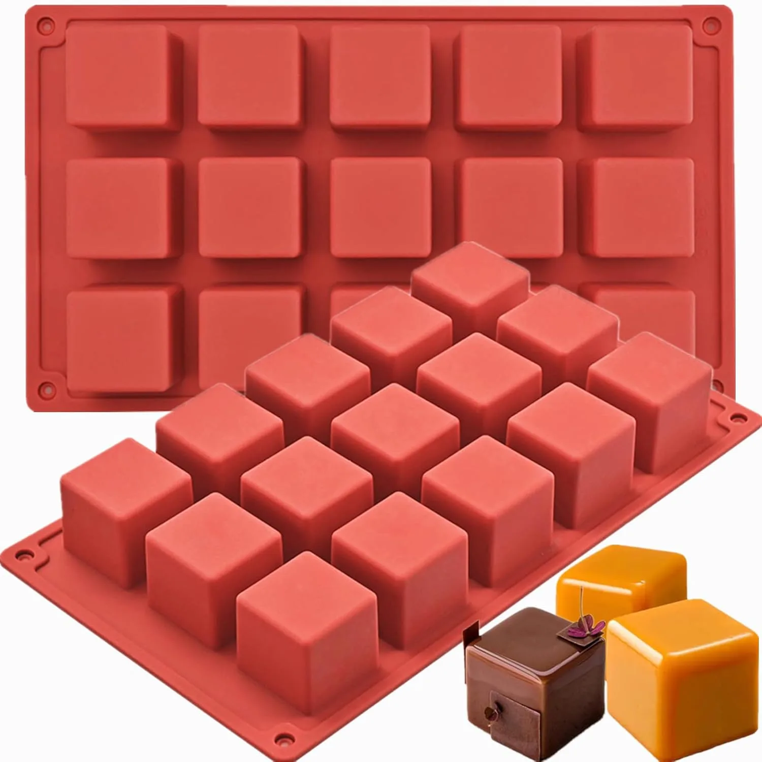 cube cake mold silicone 1