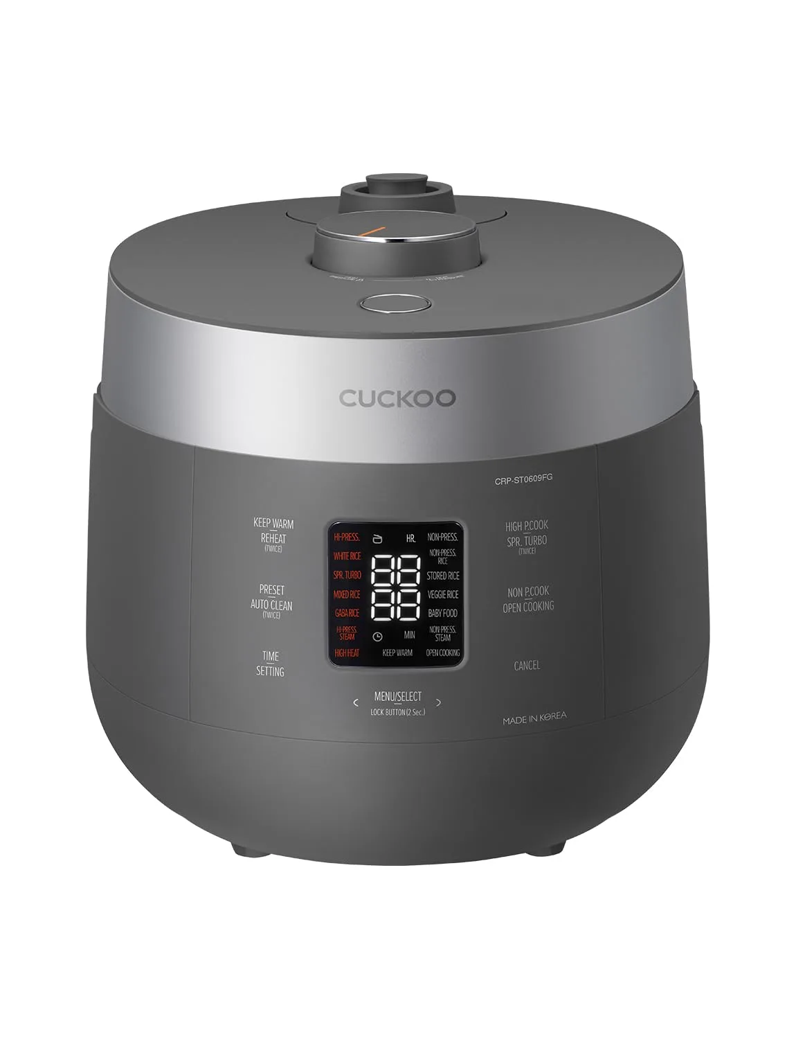 cuckoo rice cooker menu 1
