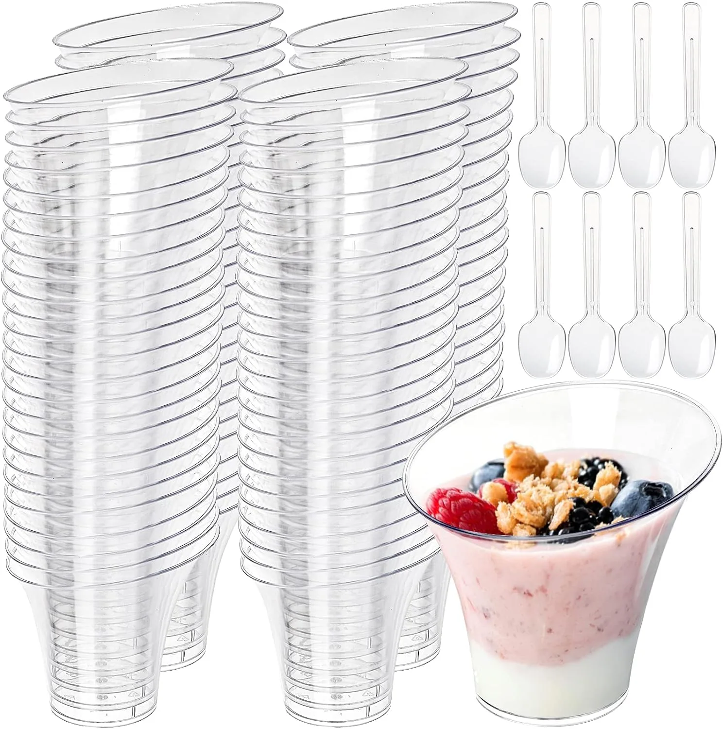 dessert cups spoons 1