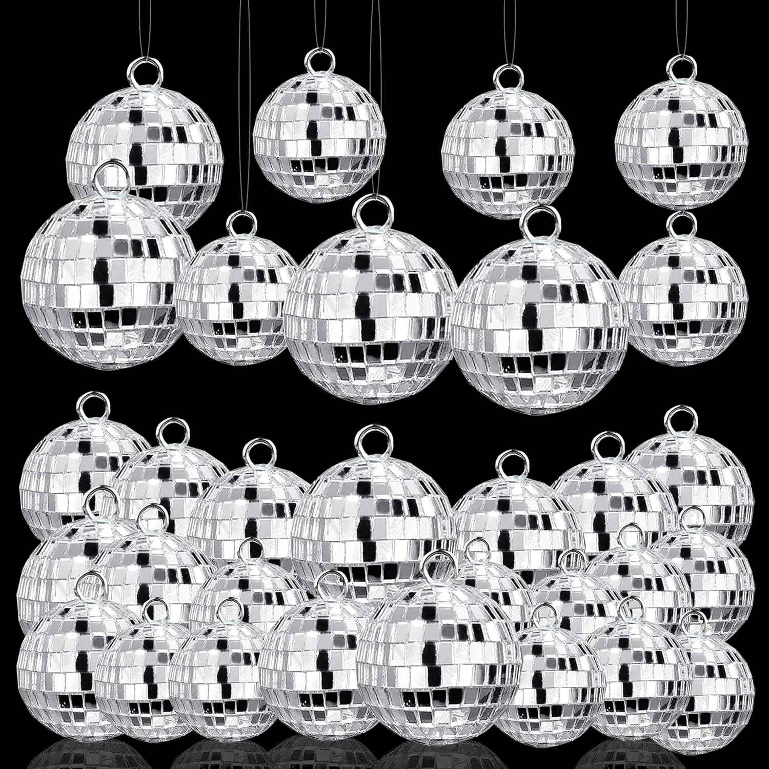disco ball cake toppers 1