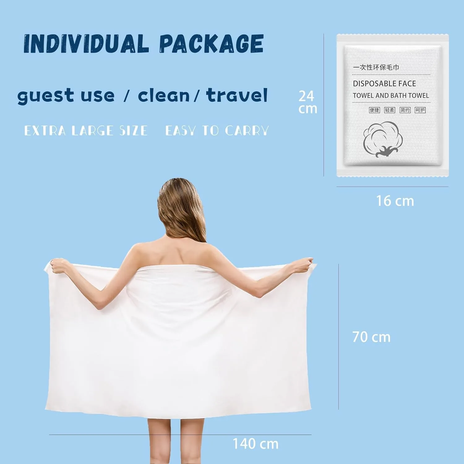 disposable bath towels travel 2