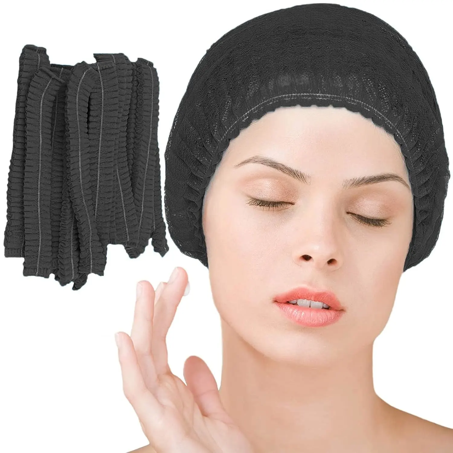 disposable bouffant caps hair 1