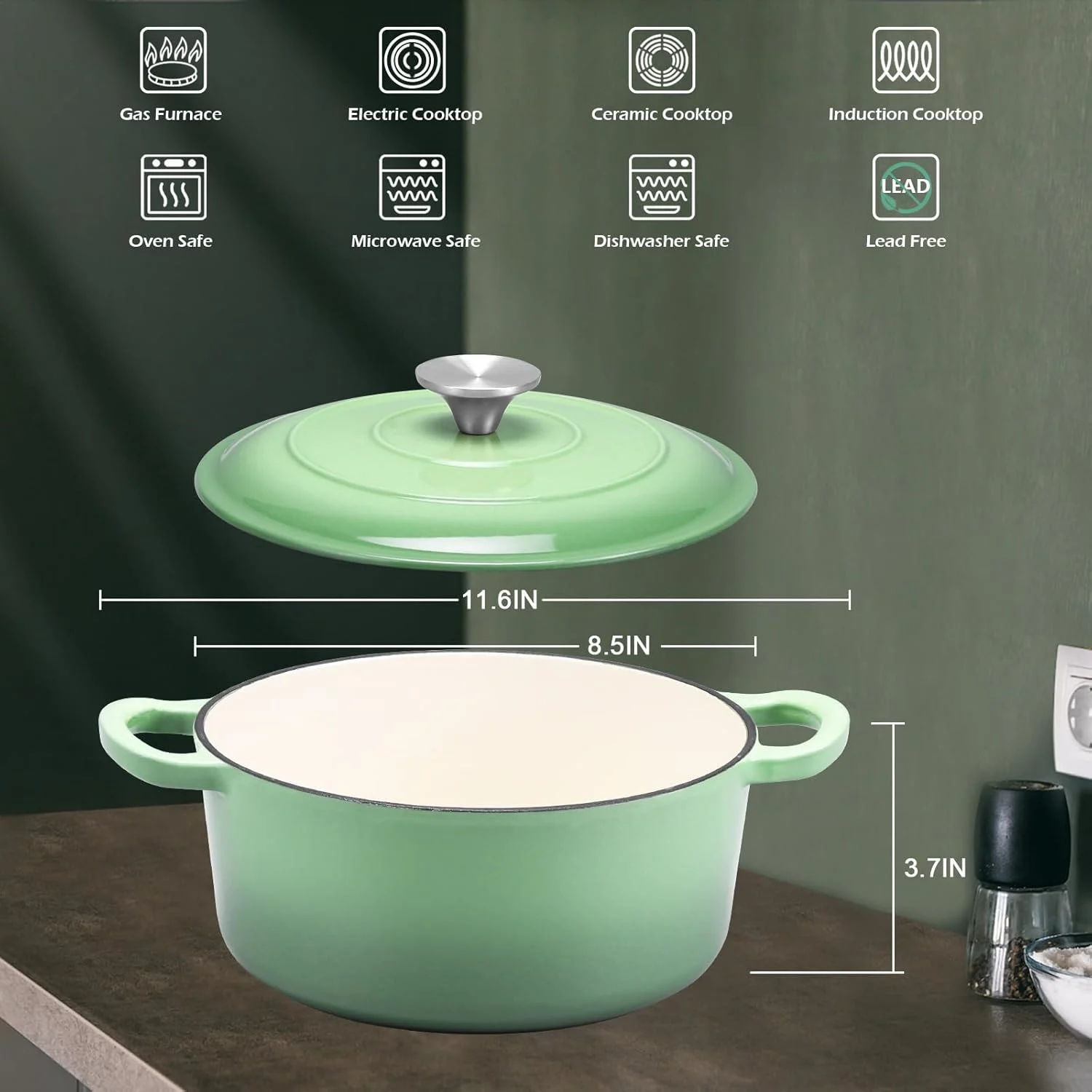 dutch oven enameled pot 2