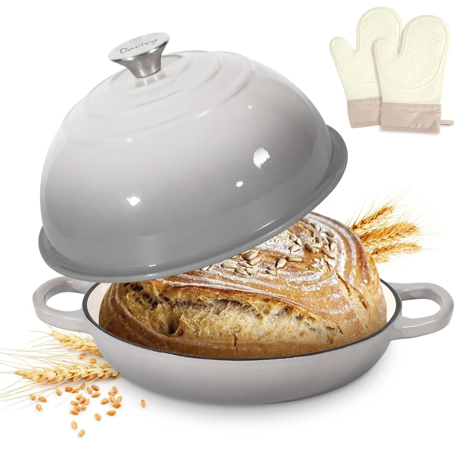 dutch oven sourdough bread 1