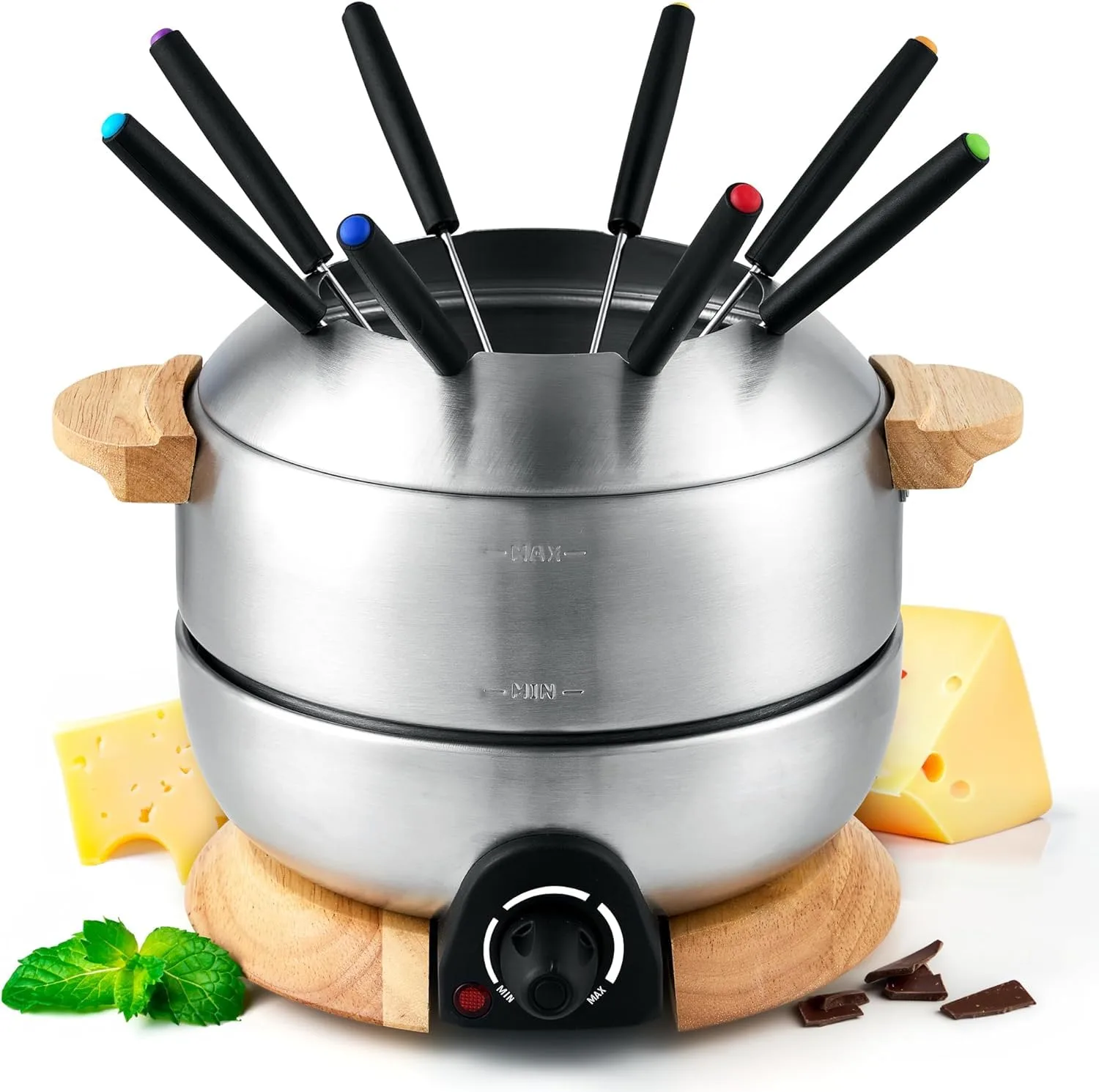 electric fondue pot set 1