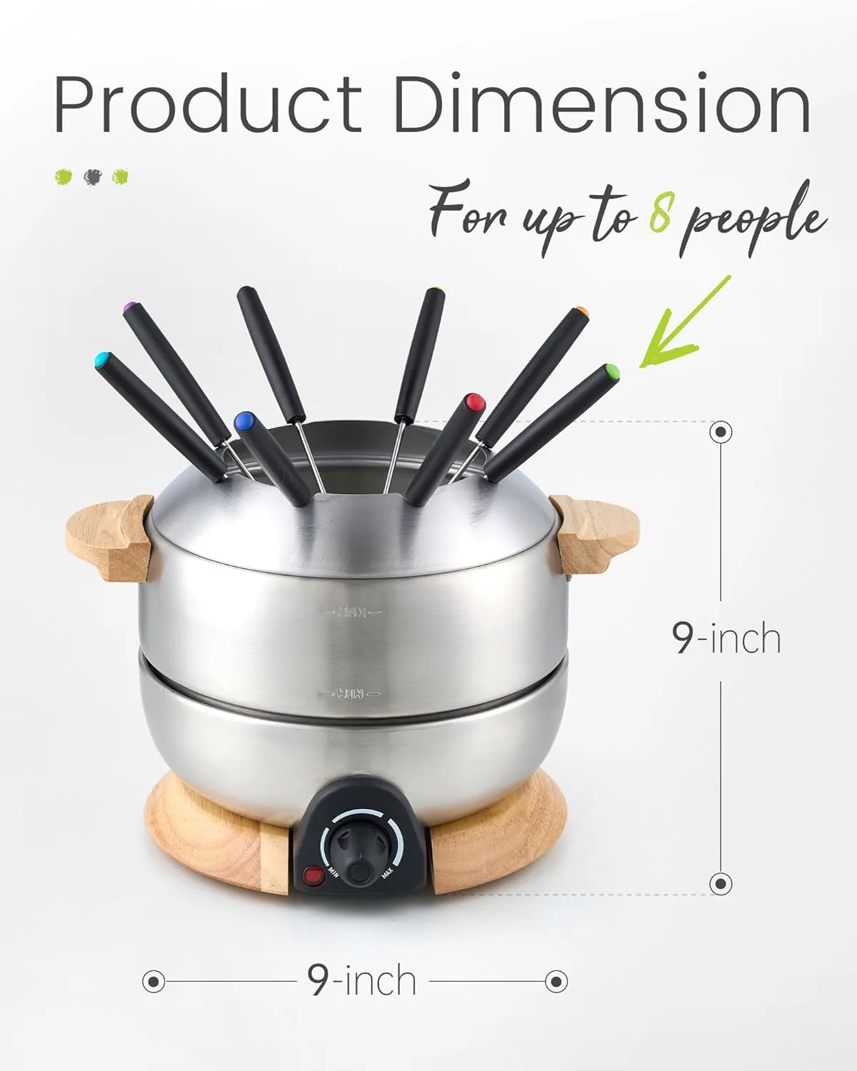 electric fondue pot set 2