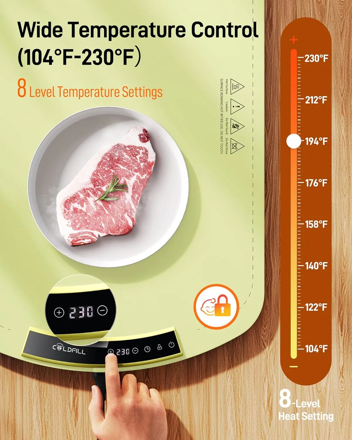 electric food warmer mat 2