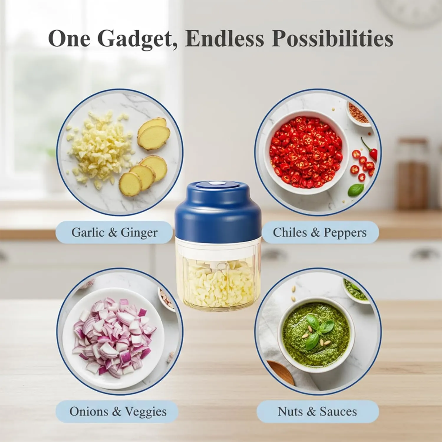 electric garlic chopper mini 1