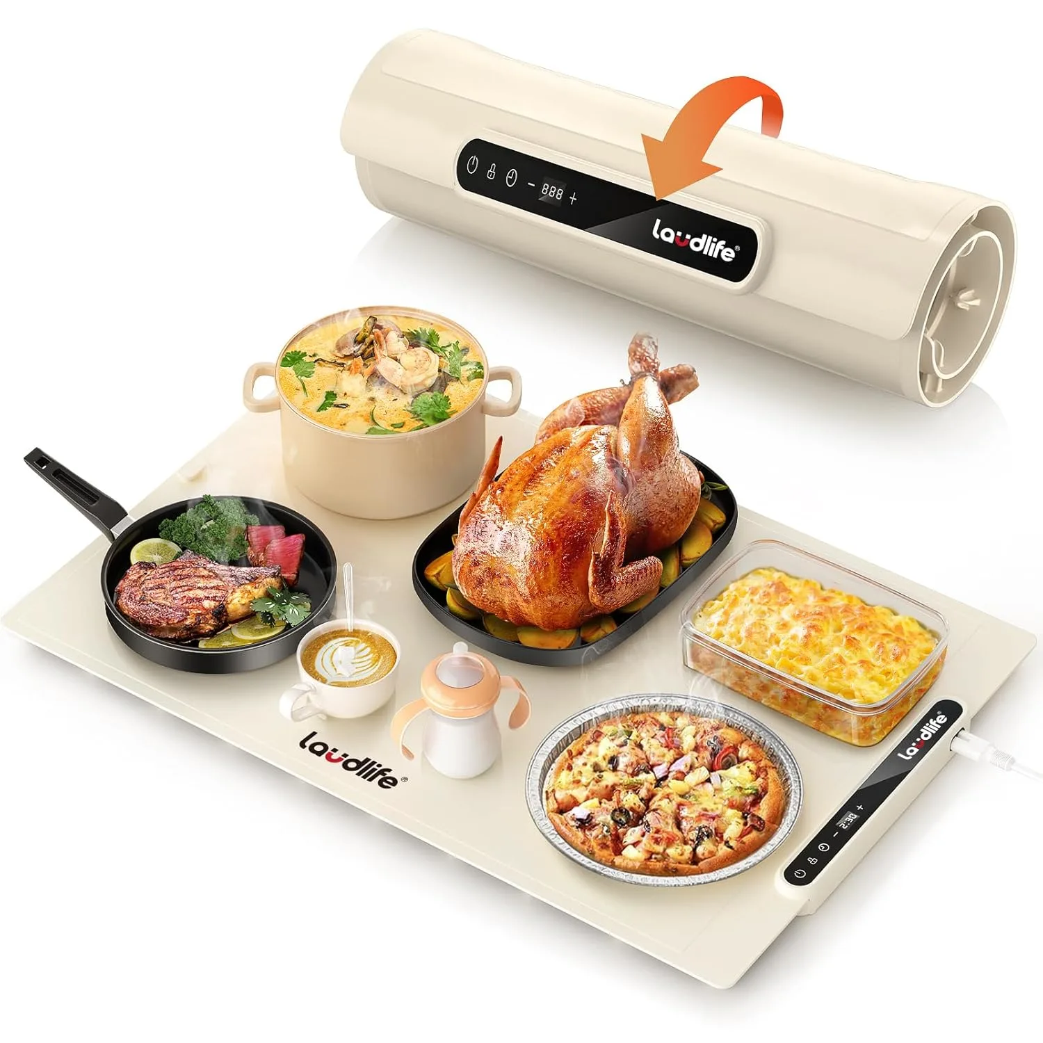 electric warming tray foldable 1