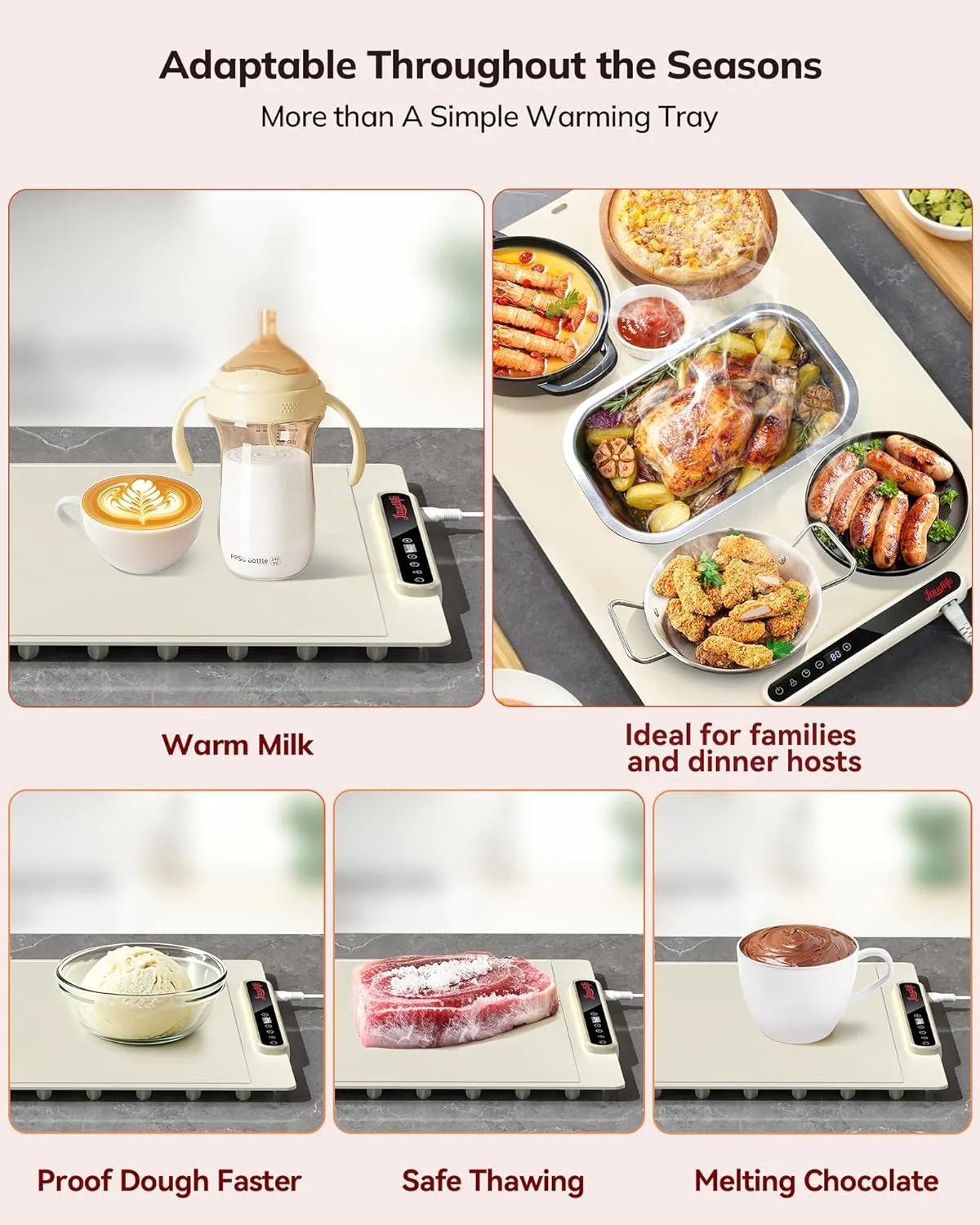 electric warming tray foldable 2
