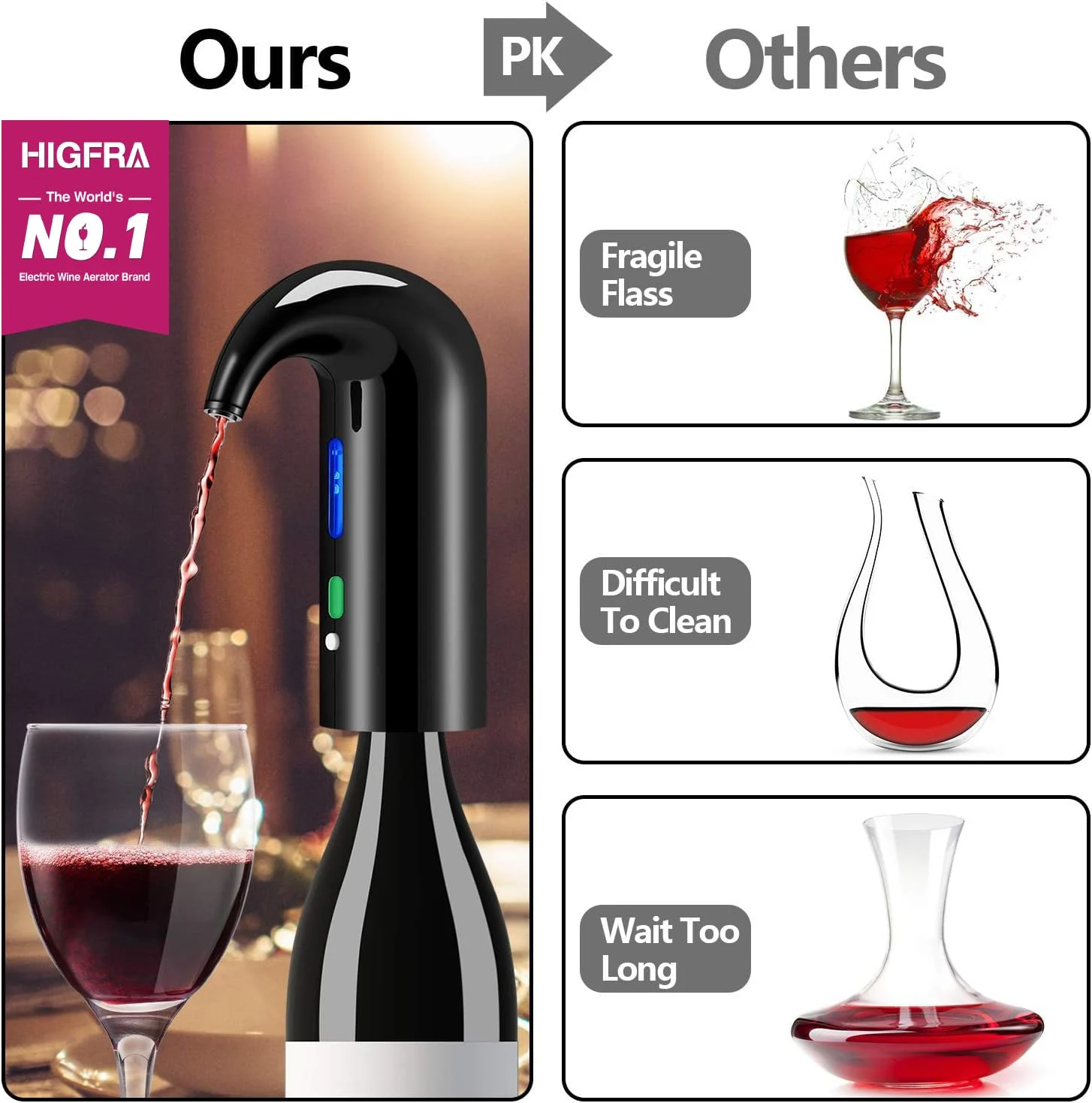 electric wine aerator decanter 2