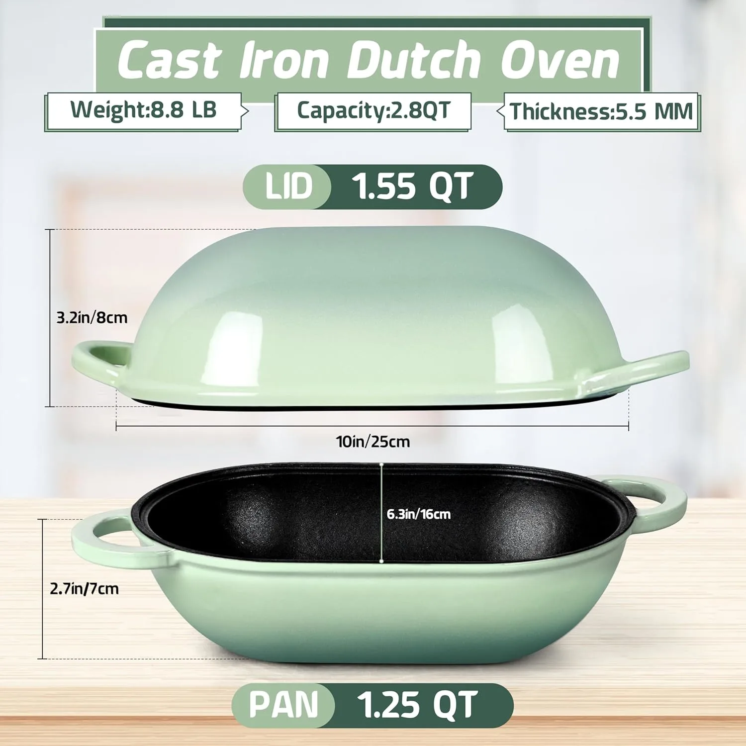 enamel loaf pan dutch oven 2