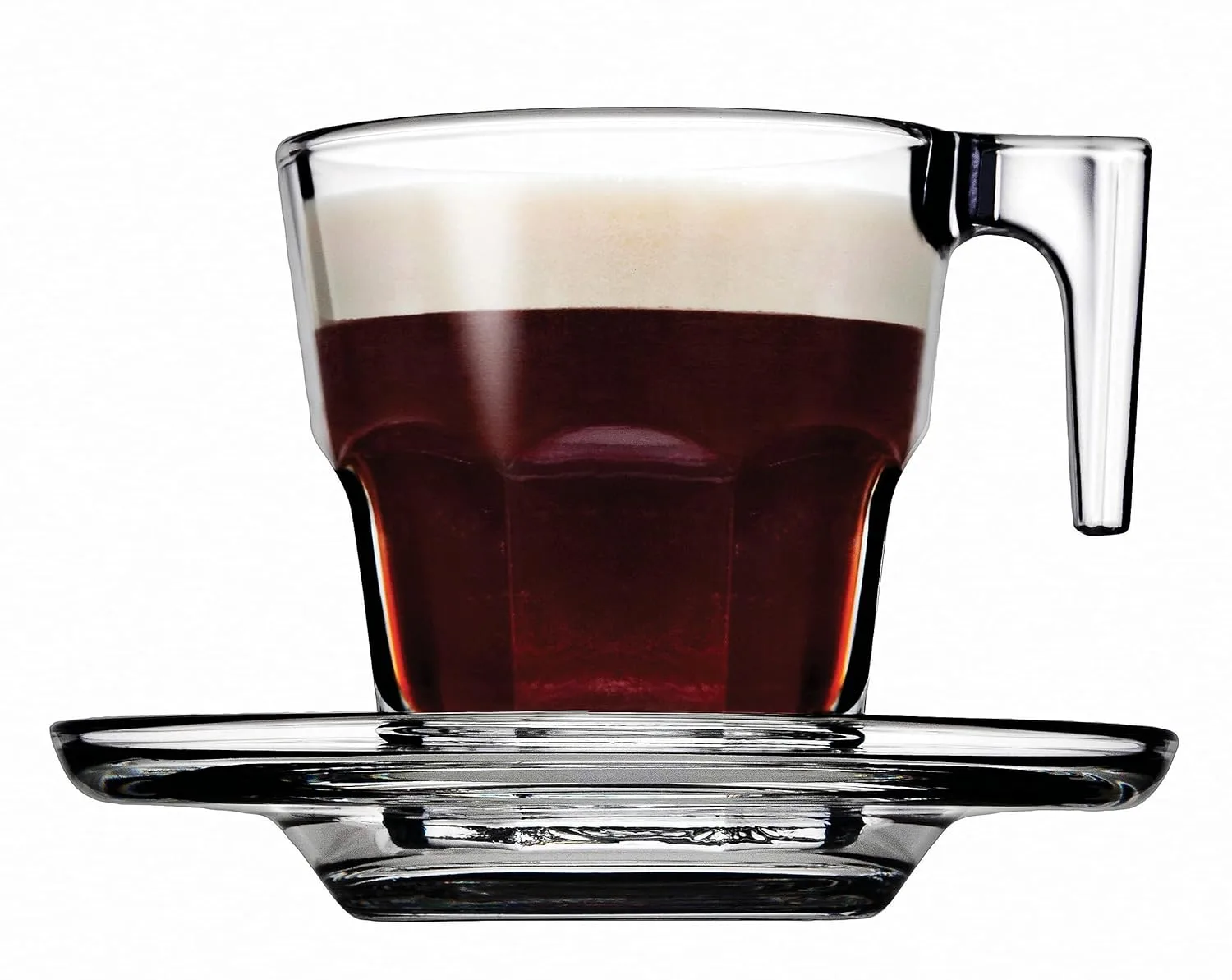 espresso cups glass set 2